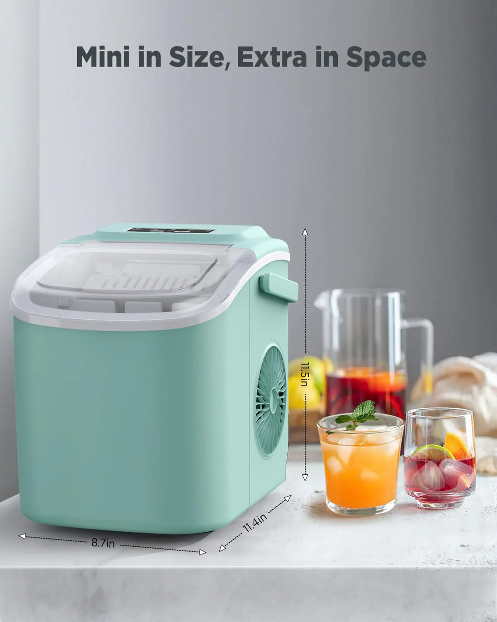 Machine à glace à mâcher Silonn avec fonction autonettoyante