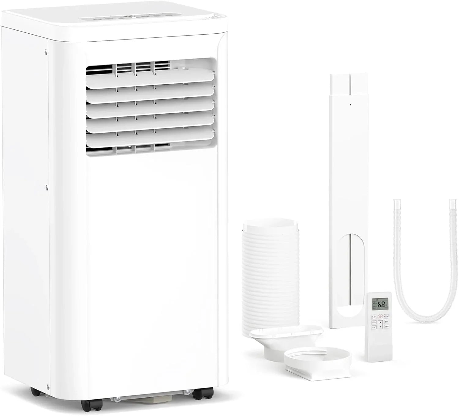 Climatiseurs portables ZAFRO 8 000 BTU, 4 modes, refroidissement rapide, économie d'énergie, télécommande, autonomie 24 h