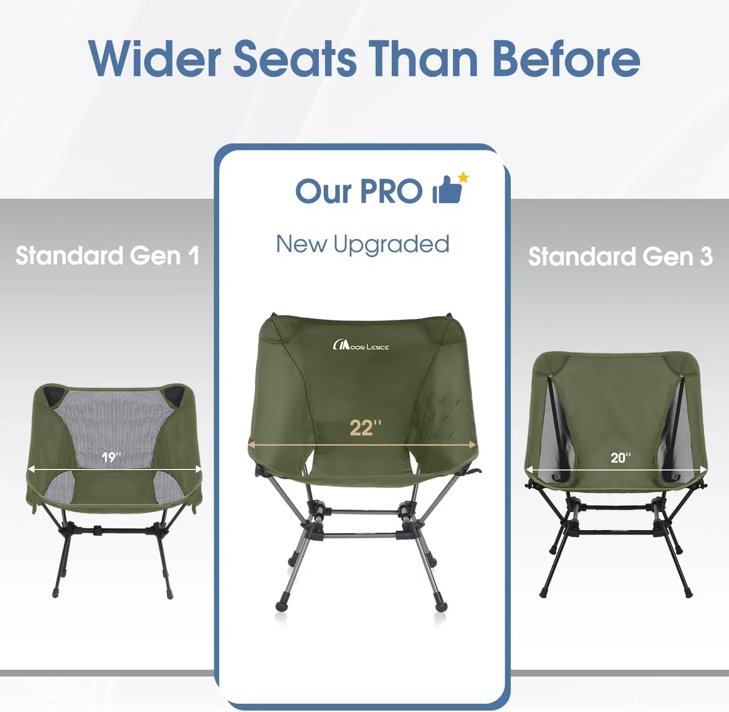 Chaise de camping portable et chaise pliante pour la randonnée et la randonnée