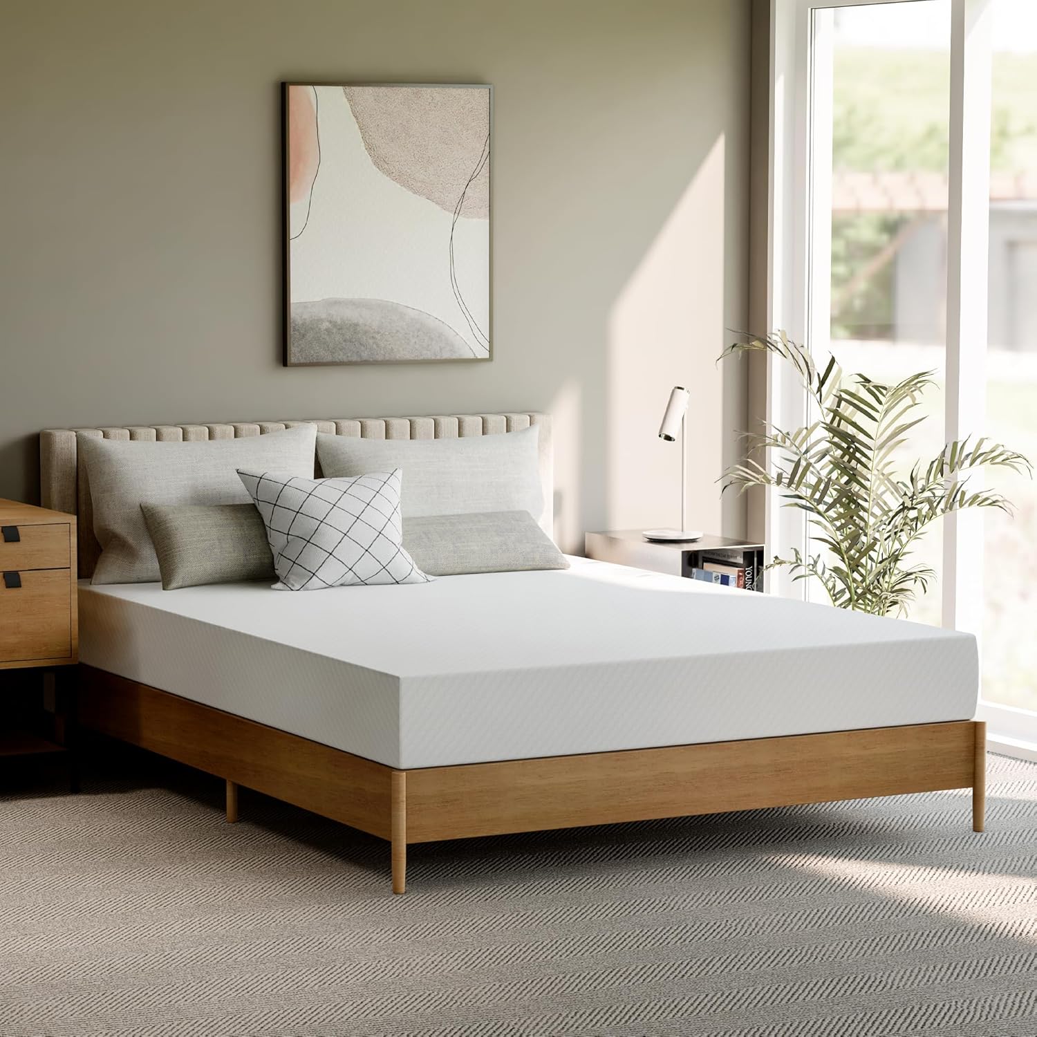 Matelas en mousse à mémoire de forme GAESTE de 8 pouces, entièrement rafraîchissant, matelas dans une boîte