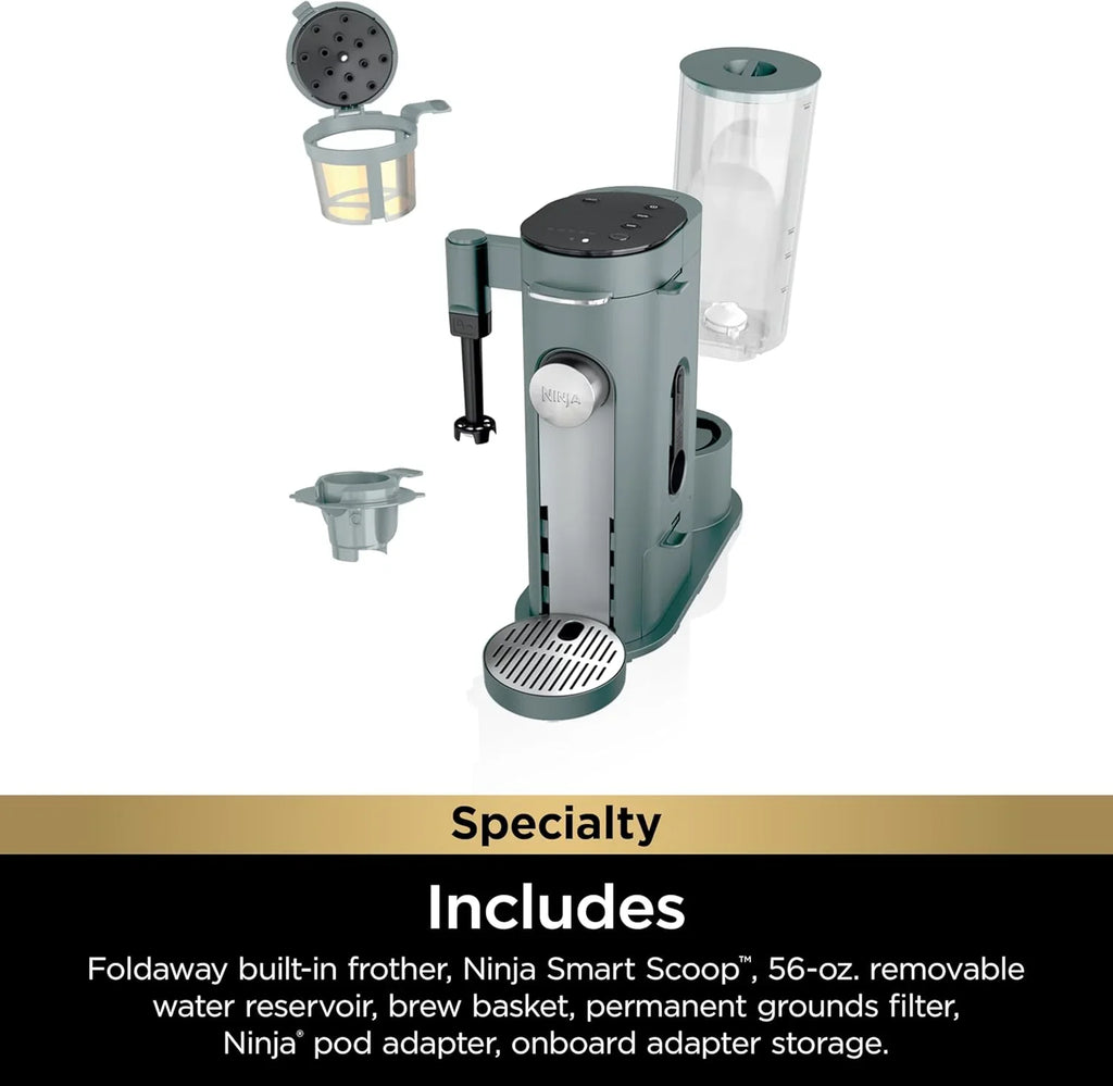 Cafetière Ninja à dose unique, réservoir de 1,6 l (56 oz)