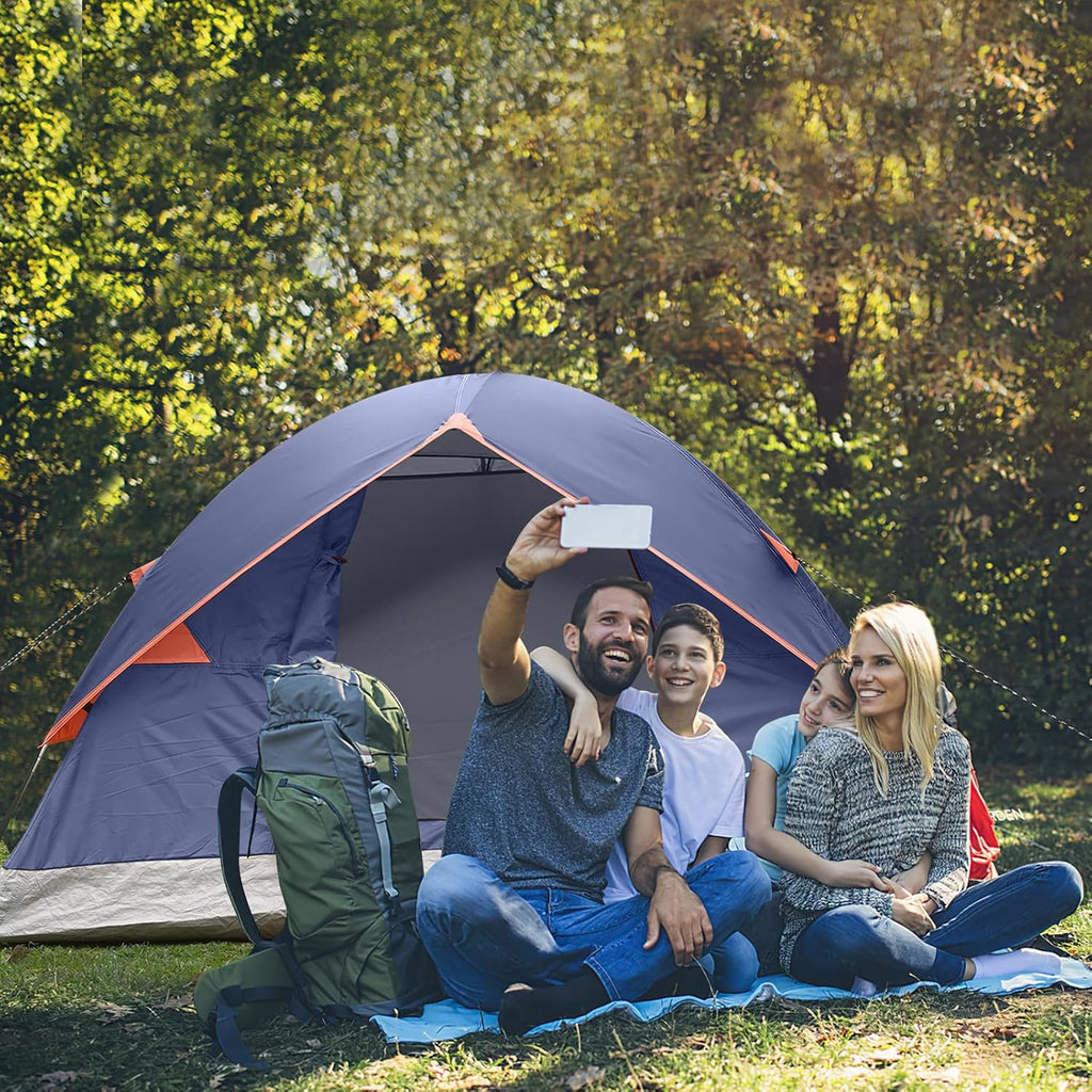 Tente de camping dôme 2/3/4/6 personnes, portable, pour l'extérieur et la randonnée, plage