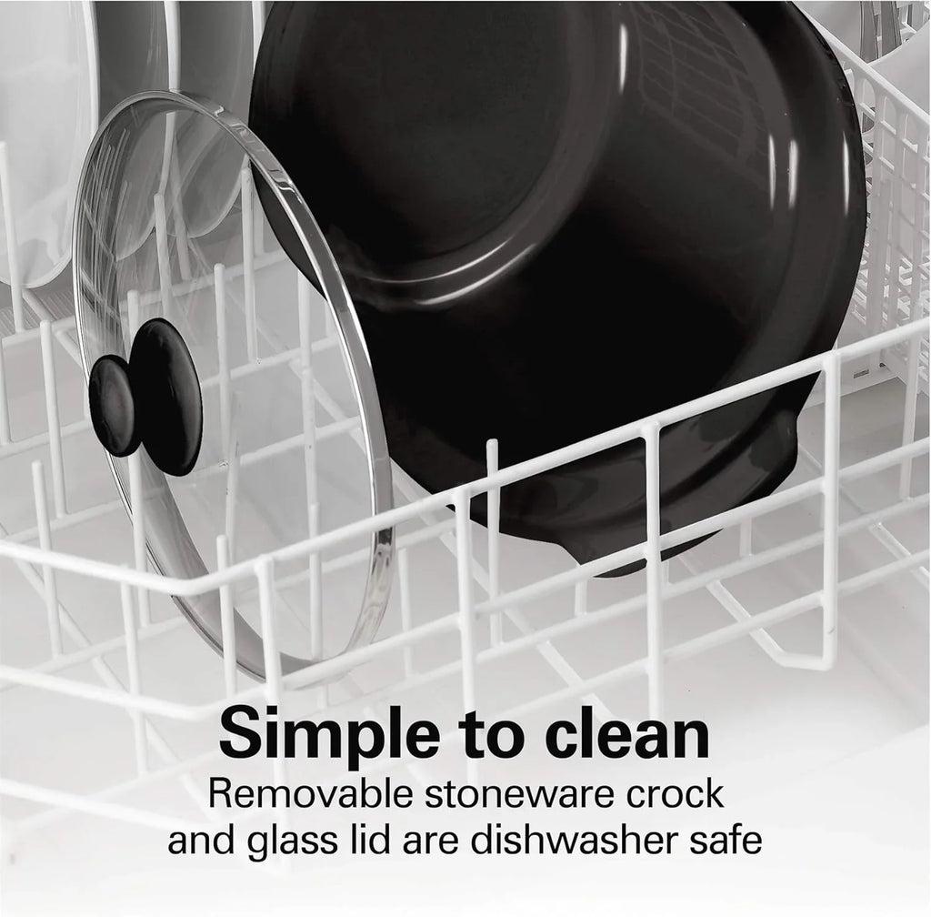 Mijoteuse extra large de 10 litres, portable et pratique, avec couvercle verrouillable