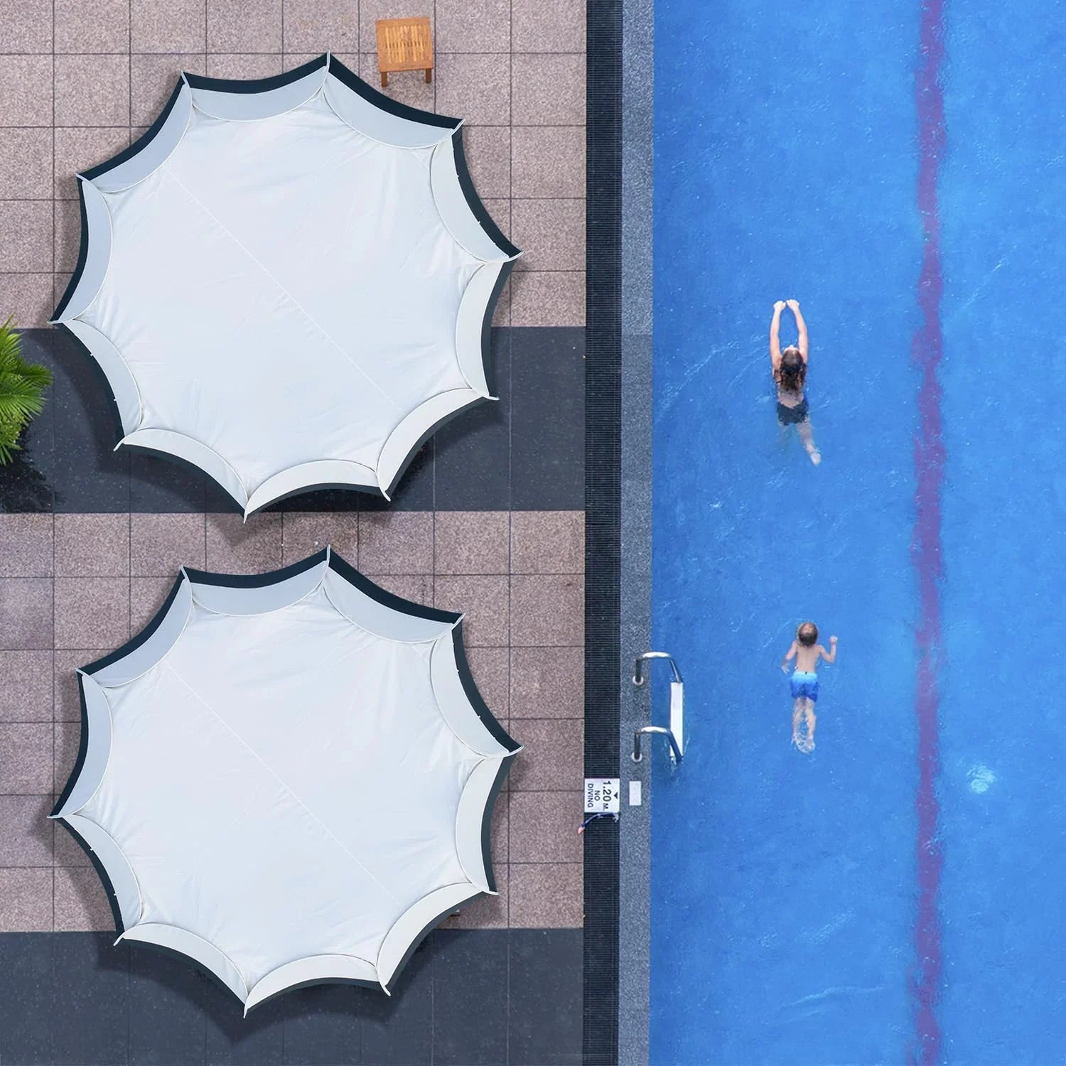 Gazebo à écran, peut accueillir 6 à 10 à 15 personnes Tente à baldaquin de style igloo avec moustiquaire sur les côtés Parfait pour le jardin, la terrasse, l'arrière-cour