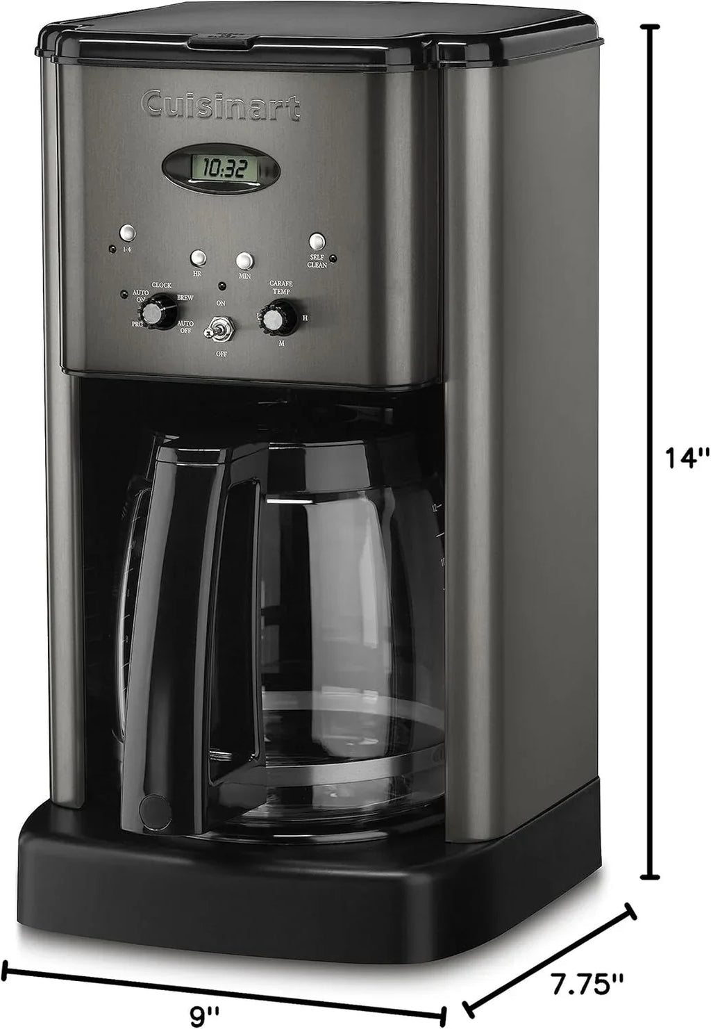 Cafetière programmable 12 tasses DCC-1200P1, carafe