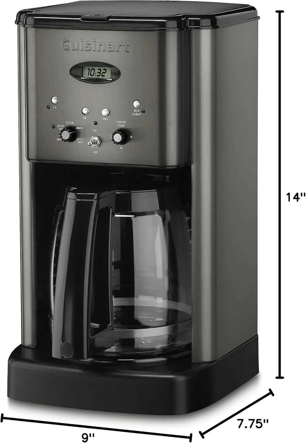 Cafetière programmable 12 tasses DCC-1200P1, carafe