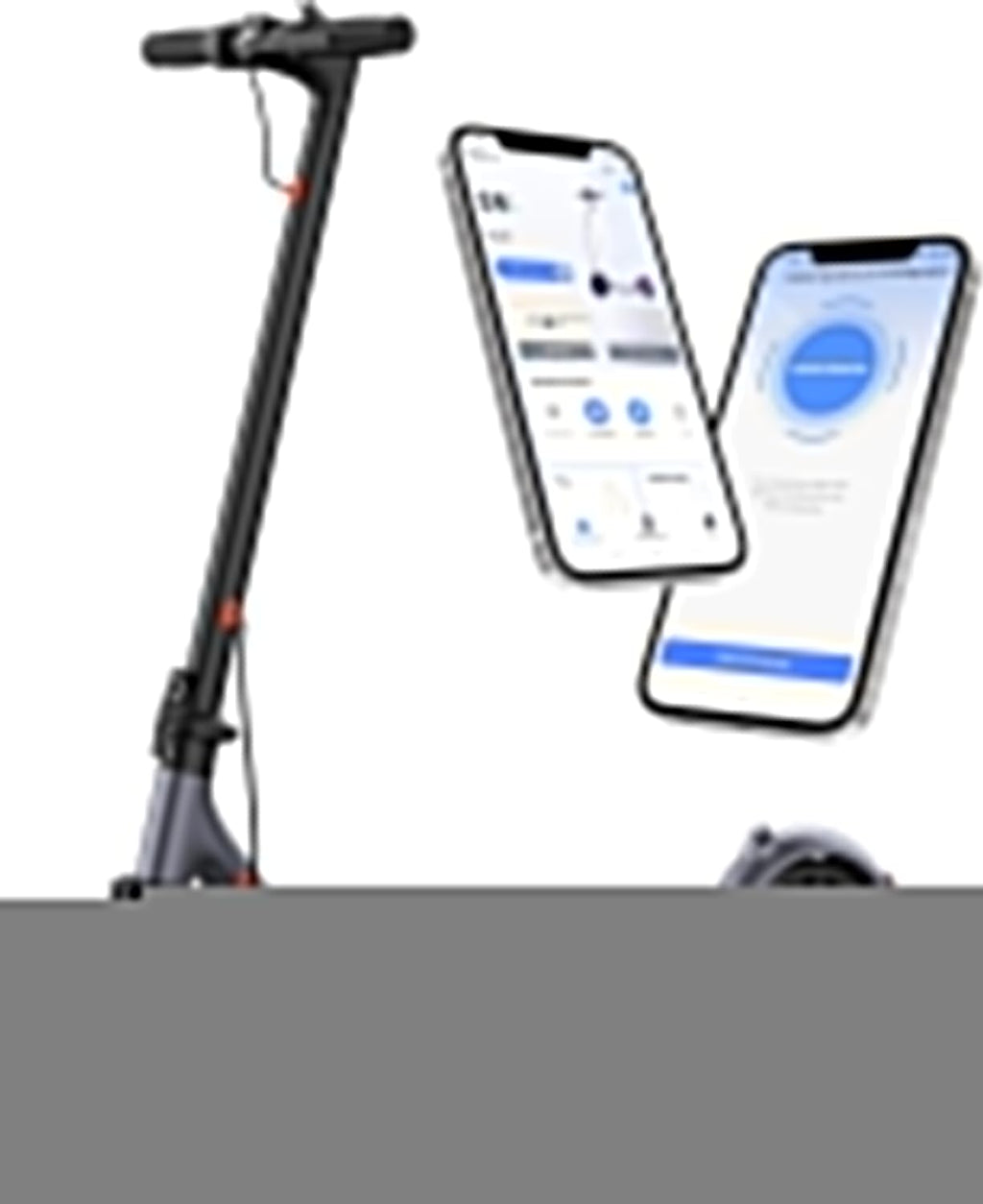 Trottinette électrique Volpam Moteur électrique puissant Pneus pleins Autonomie de 28/21/12 miles