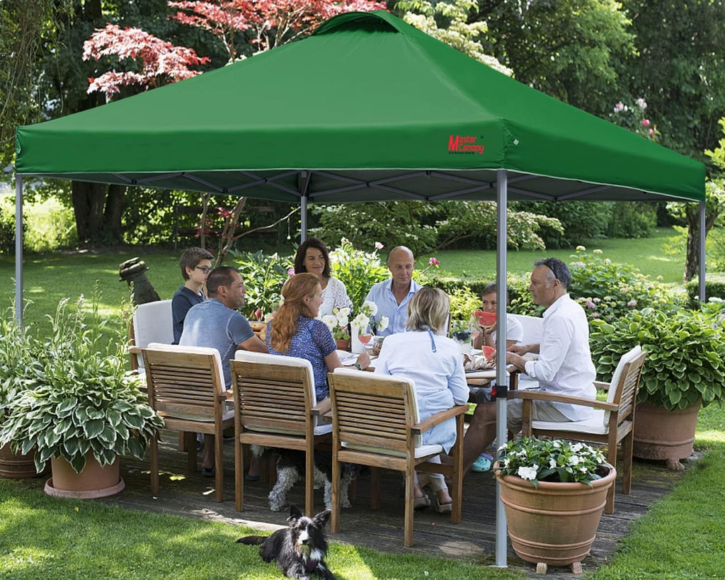 Tente pop-up robuste avec sac à roulettes (10 x 10, noir)