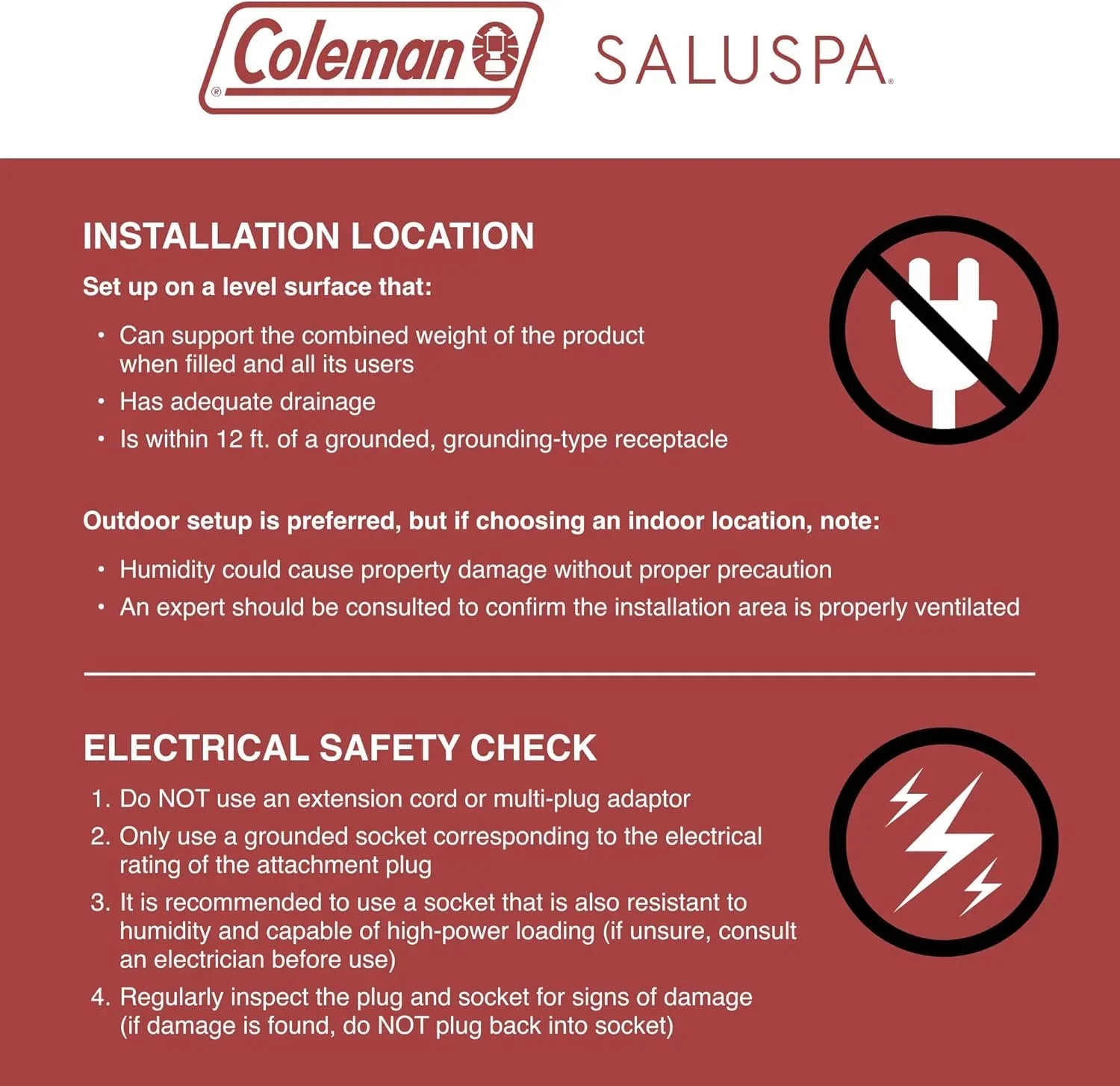 Spa gonflable rond portable d'extérieur SaluSpa Sicily AirJet pour 7 personnes