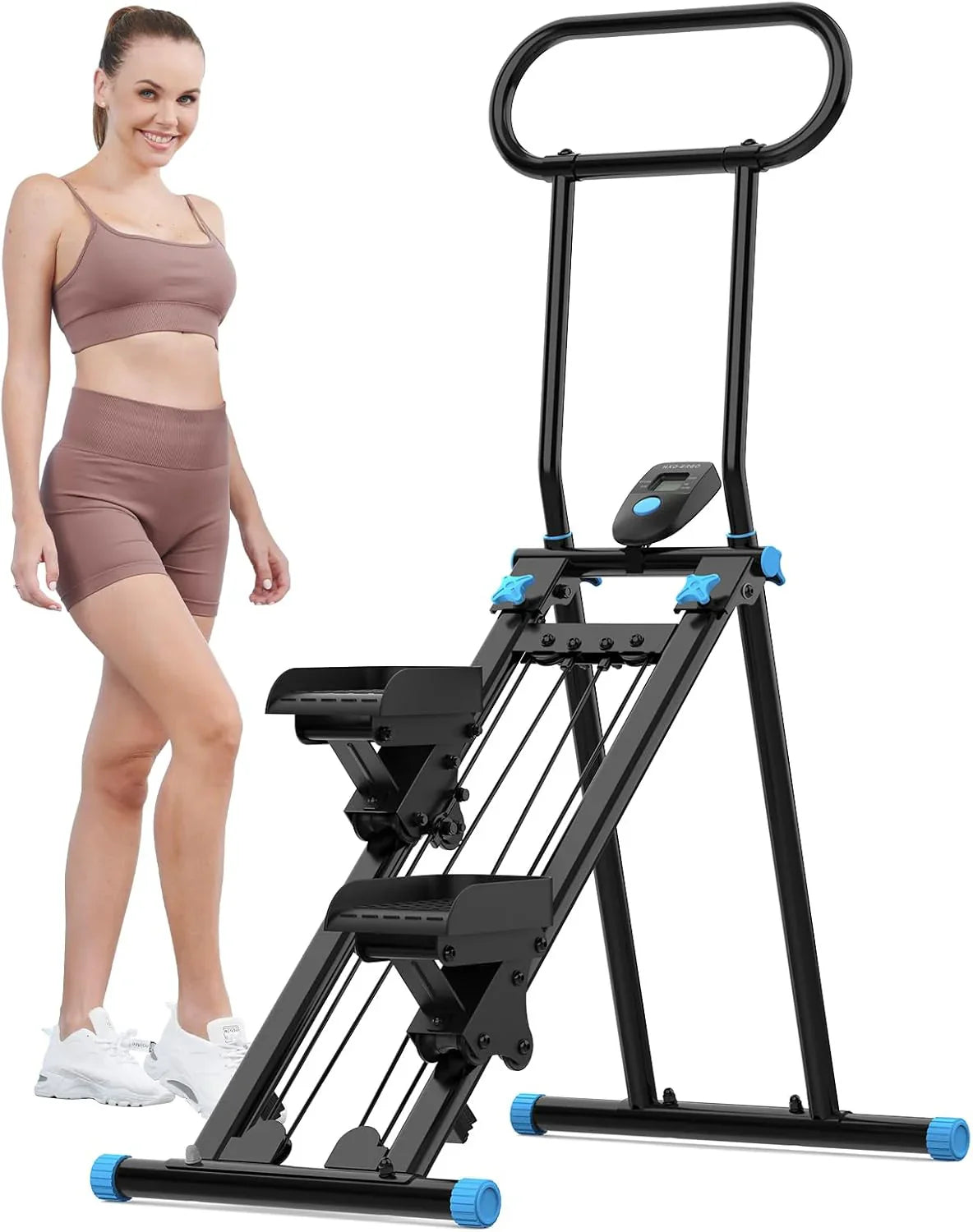 Stepper de gym à domicile, équipement cardio pliable, machine monte-escaliers