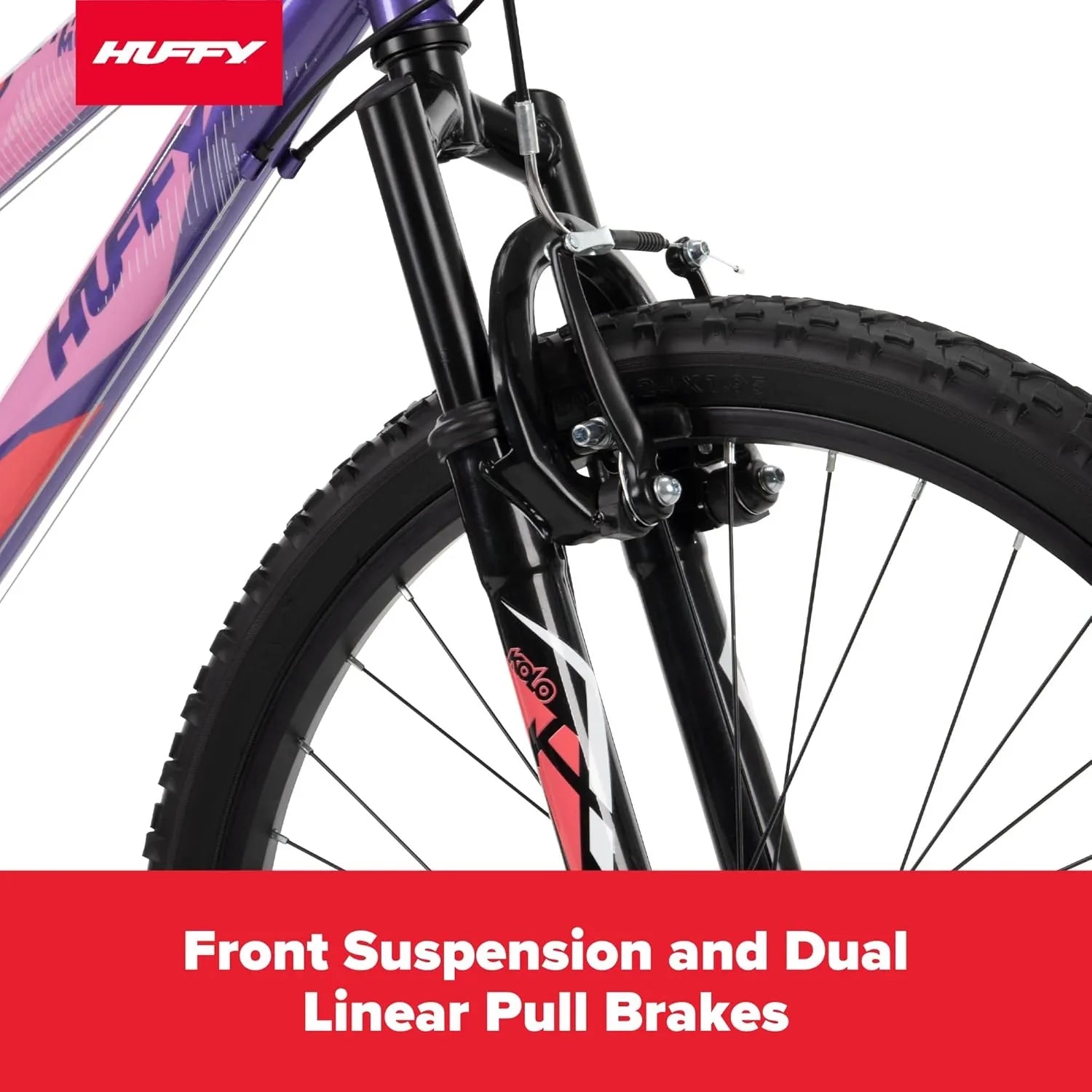 VTT semi-rigide Huffy Stone Mountain, pour garçons/filles/hommes/femmes, tailles 20"/24"/26"