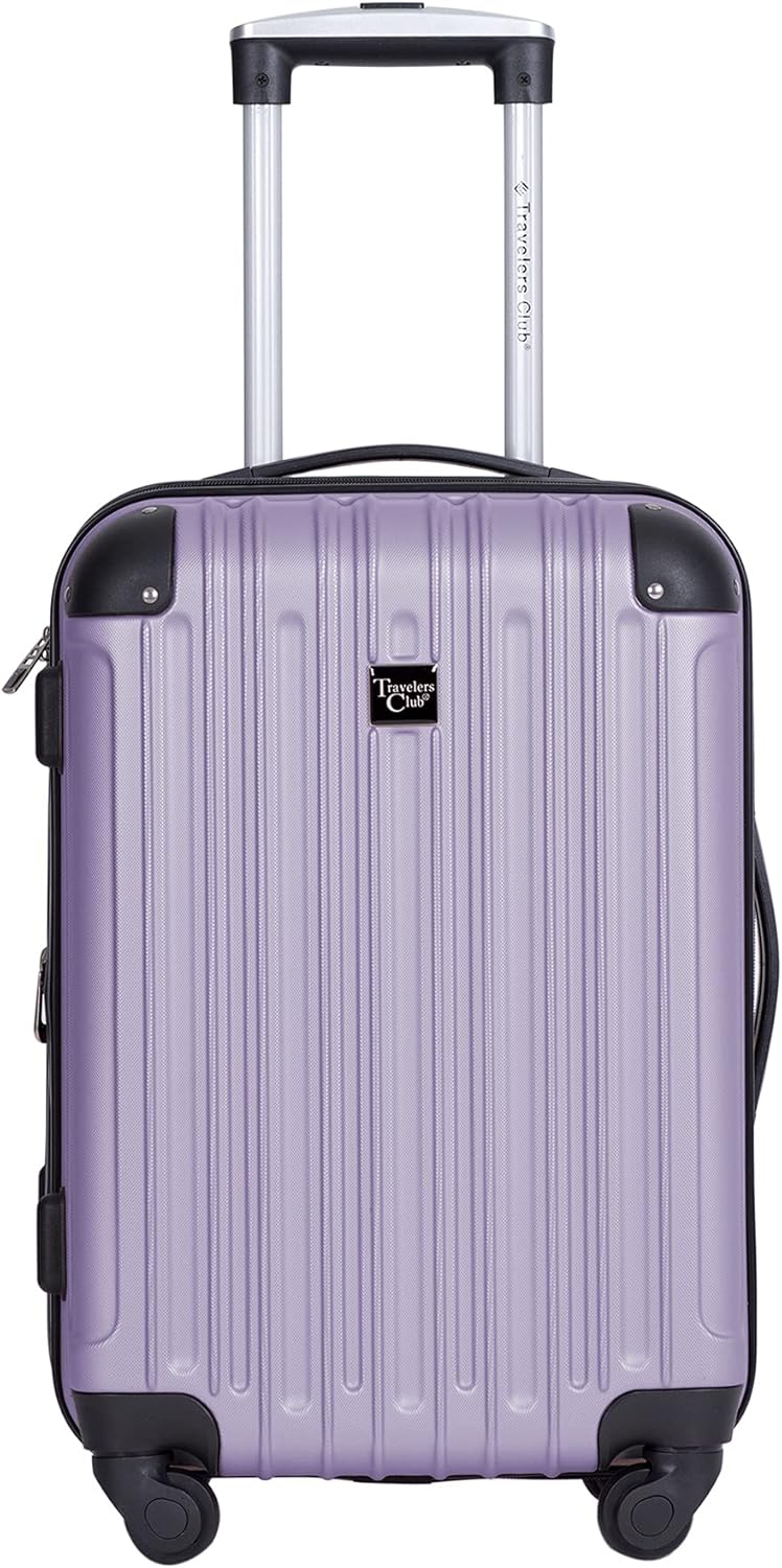 Valises de voyage rigides, lilas, lot de 4