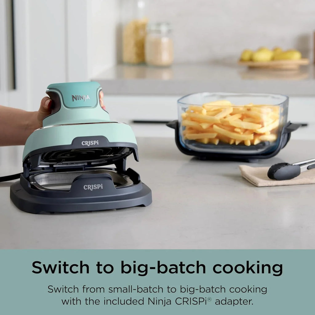Ninja Crispi Friteuse à air portative en verre 4-en-1