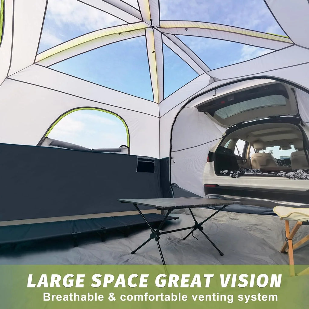 Tente de camping pour SUV, tente de hayon pour SUV 6 personnes - Facile à installer