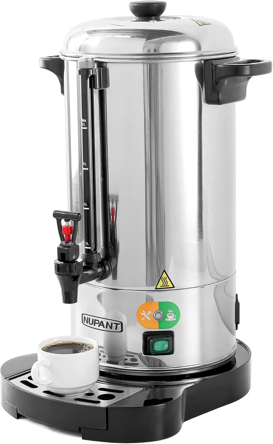 Cafetière professionnelle 15 litres en acier inoxydable 304