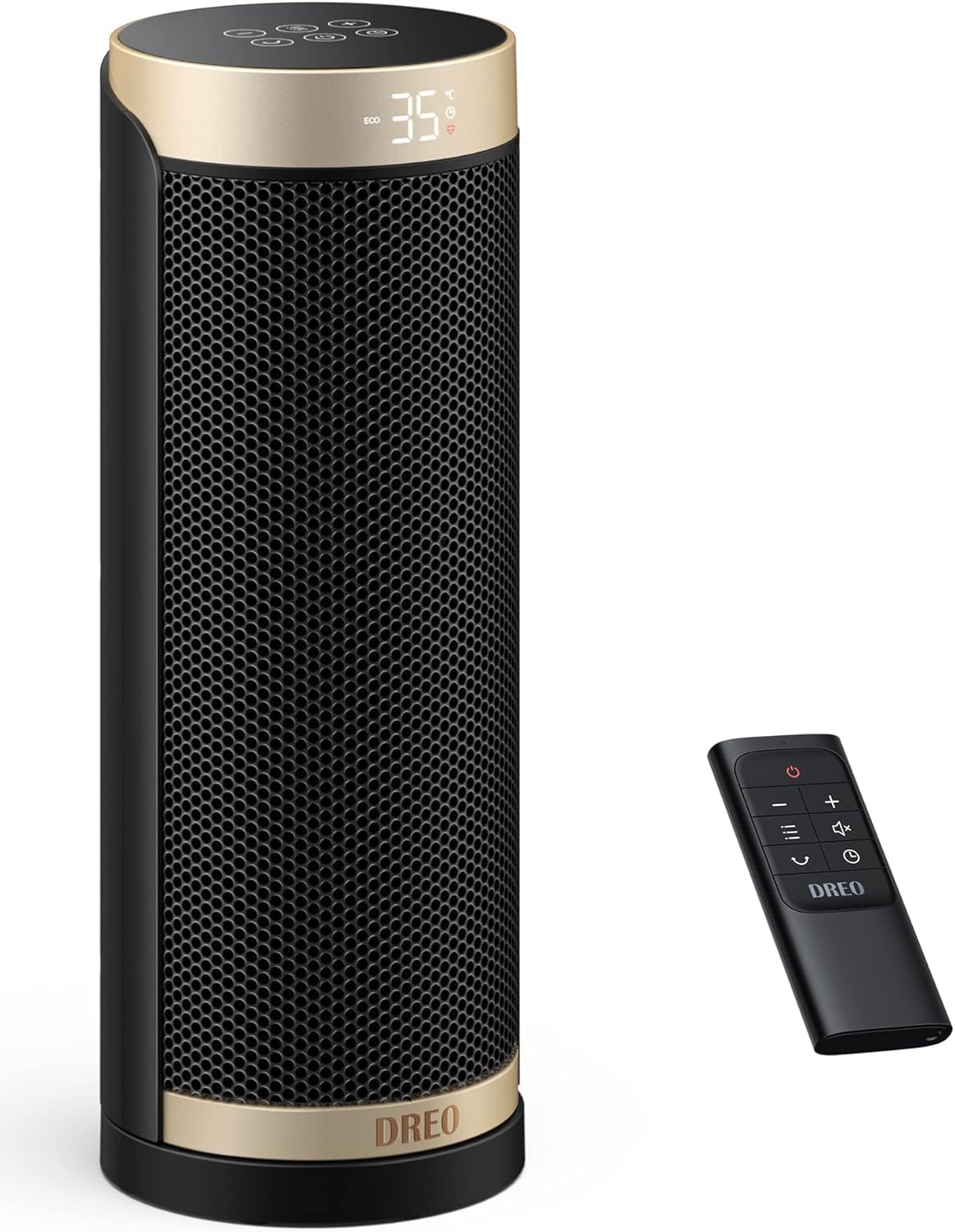 Système de chauffage Dreo, télécommande en céramique, protection contre l'inclinaison et la surchauffe