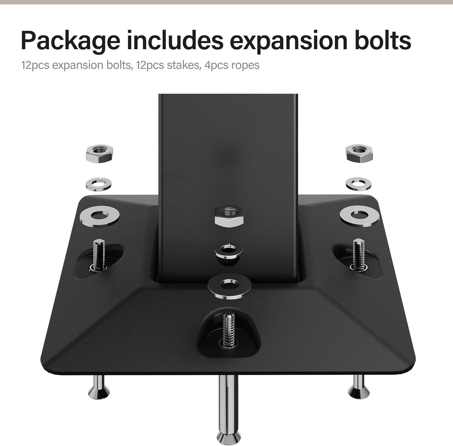 Tente pavillon d'extérieur améliorée à double toit, auvent imperméable UV50+ avec filet et crochets