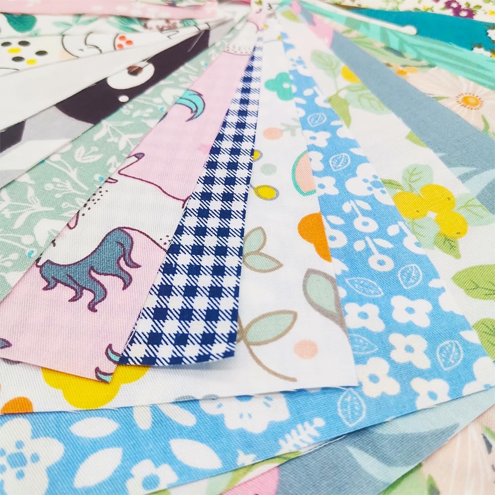 Tissu, 50 pcs/lot Top coton 8" x 8" (20 cm x 20 cm) patchwork carré pour la couture de l'artisanat de courtepointe, tissus artisanaux de fête à la maison bricolage couture de masques faciaux