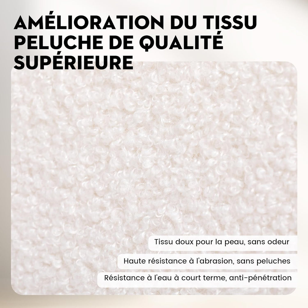 COMHOMA Slaapbank met slaapfunctie - Omvormbare futonhoes - Hoekbank - 3-zits gastenbank - met verstelbare stoffen rugleuning - Grijs 