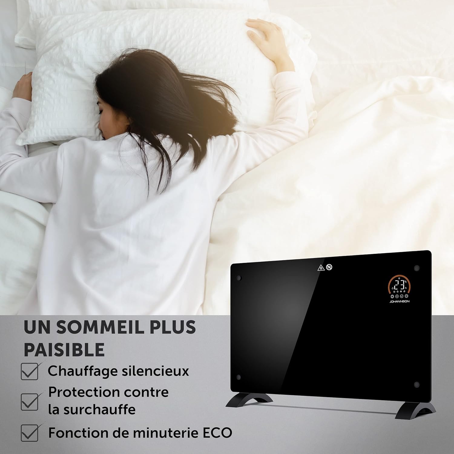 Radiateur thermostatique électrique Aurora radiateur électrique intérieur radiateur électrique mobile