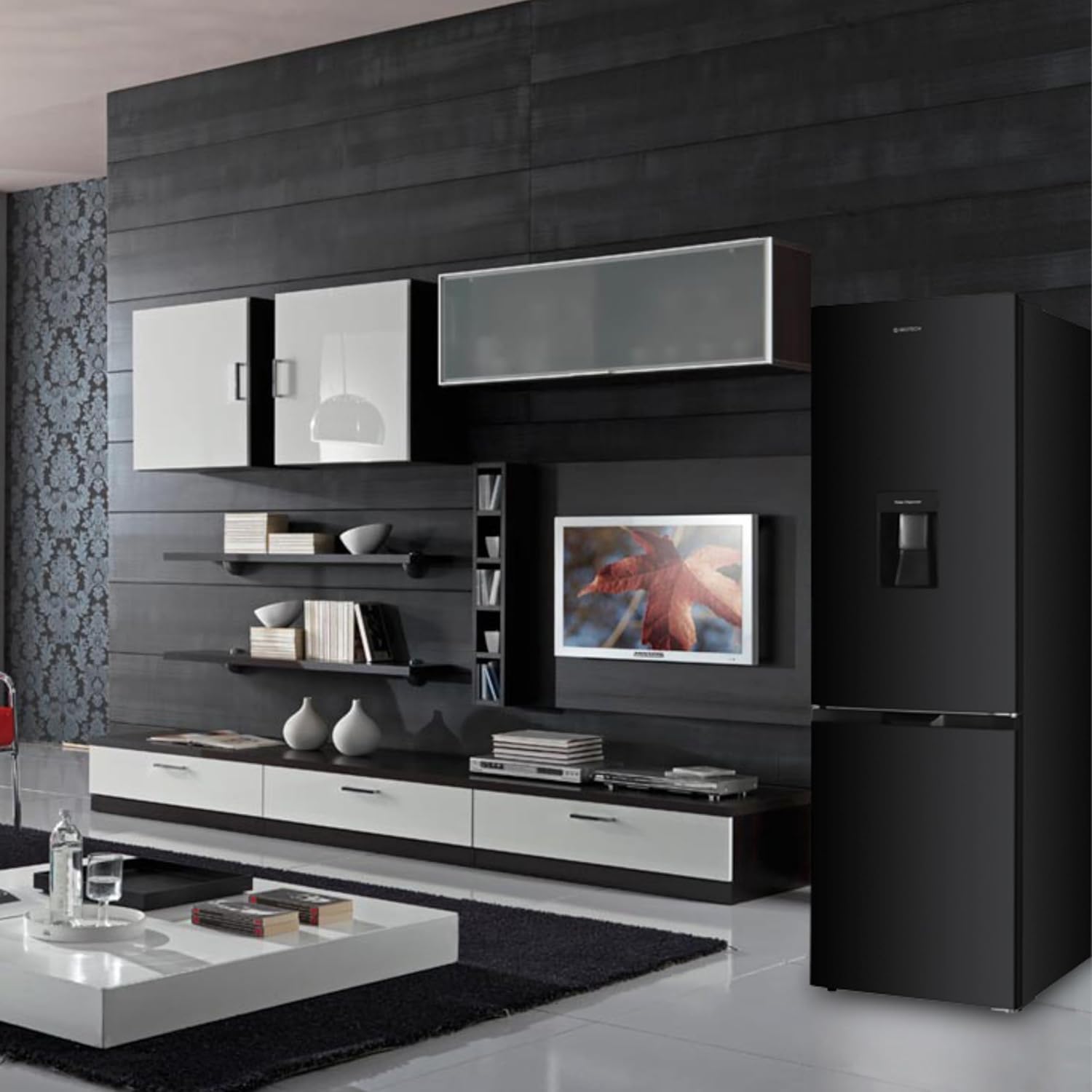 Réfrigérateur de table GEDTECH 85 L GTOP93BL avec compartiment congélateur - Classe E