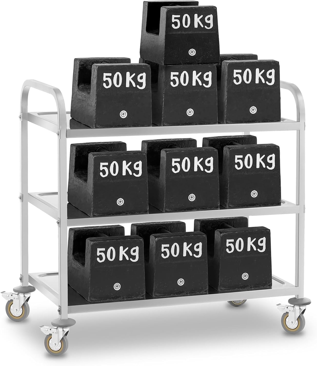 Royal Catering Chariot de cuisine RCSW 3 avec 3 étagères