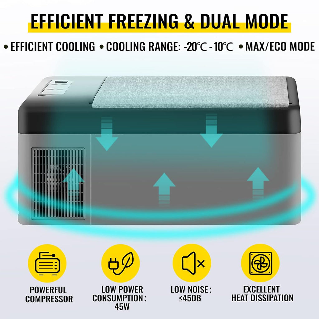 Réfrigérateur thermique portable 35L réfrigérateur de voiture réfrigérateur de voyage électrique portable pour voiture mini réfrigérateur pour voiture mini réfrigérateur pour boissons avec écran LCD