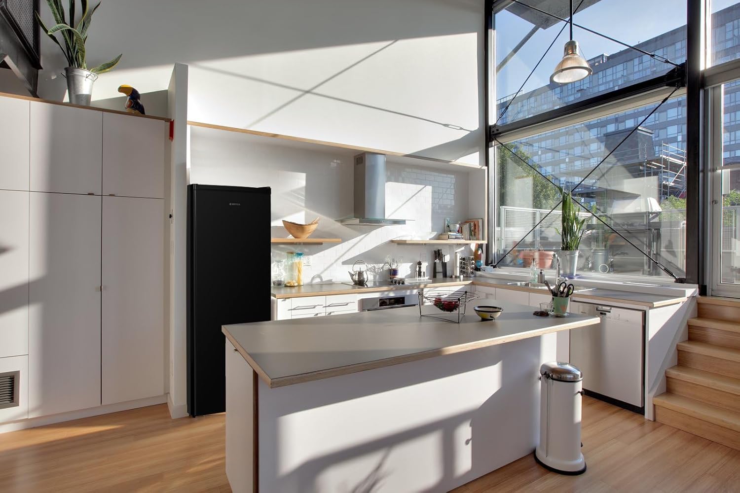 Réfrigérateur de table GEDTECH 85 L GTOP93BL avec compartiment congélateur - Classe E