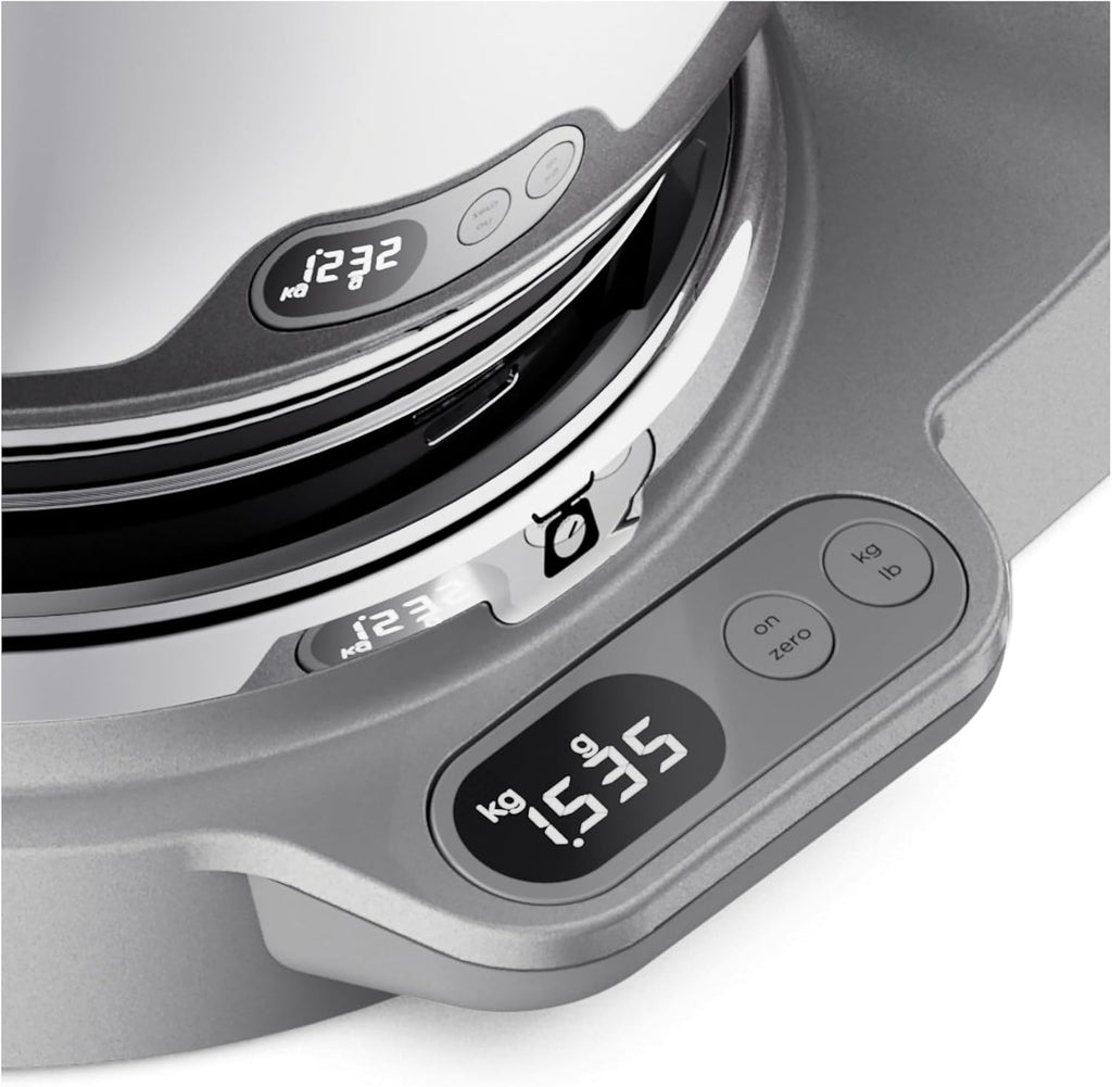 Kenwood Titanium Chef Baker KVC85.004SI Robot à pâtisserie comprenant un ensemble de 3 pâtisseries