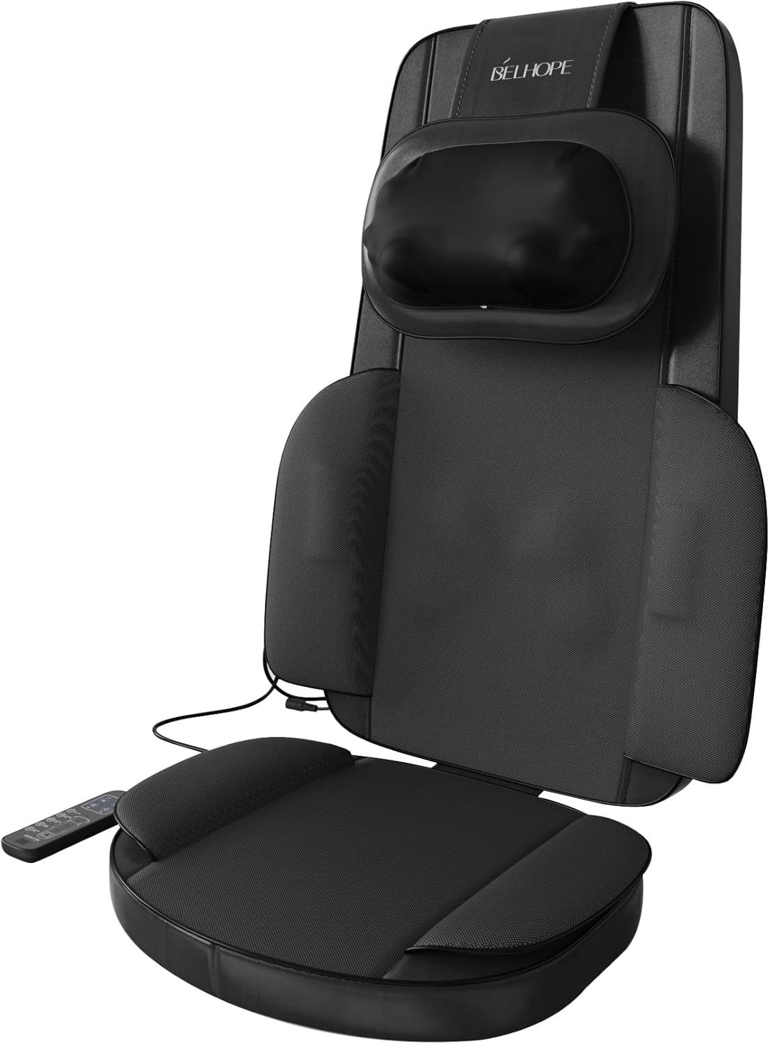 Masseur de dos 4D à pétrissage confortable, masseur de dos Shiatsu pour la maison et le bureau, cadeau de Noël pour hommes et femmes.