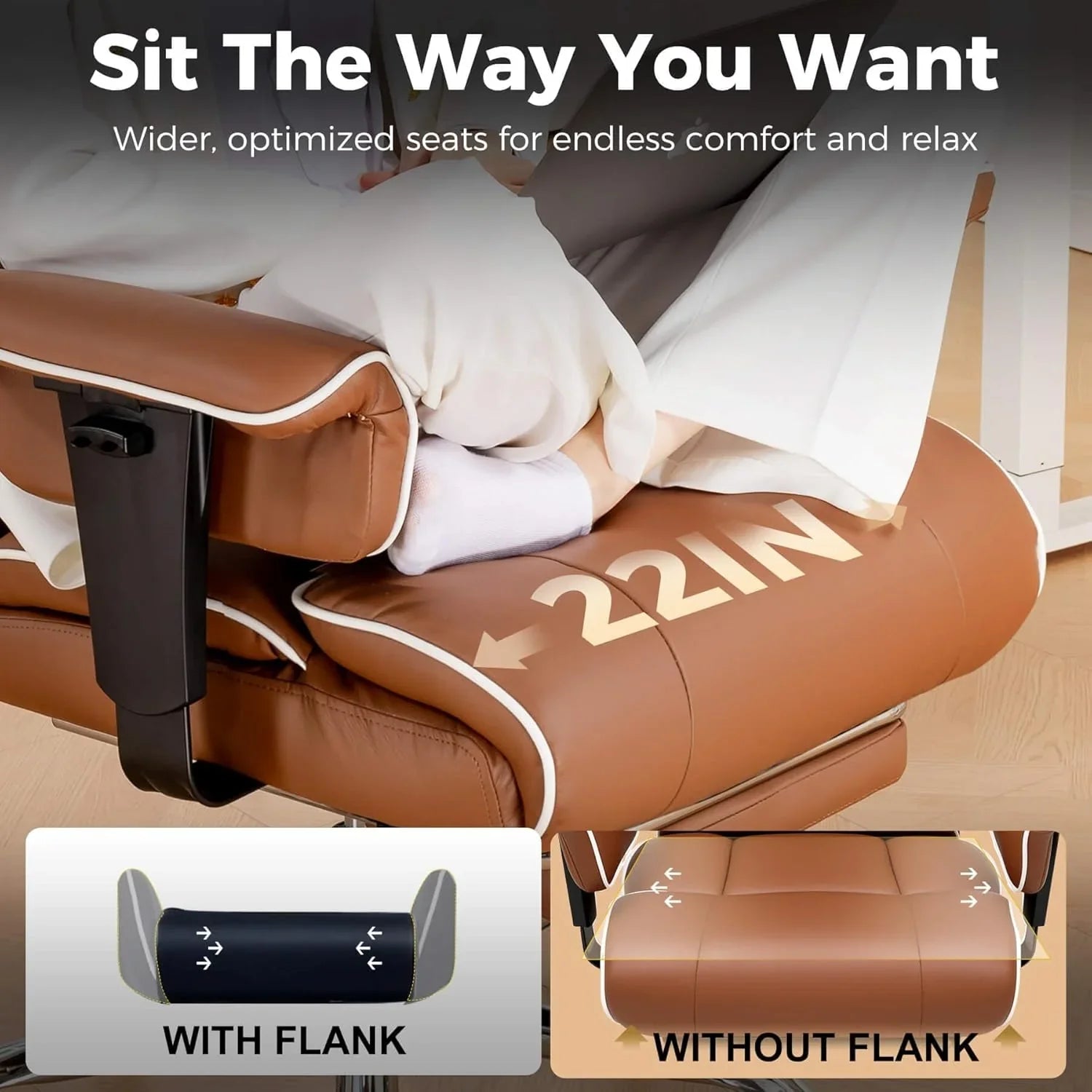 Grande chaise de jeu haute et robuste de 400 lb