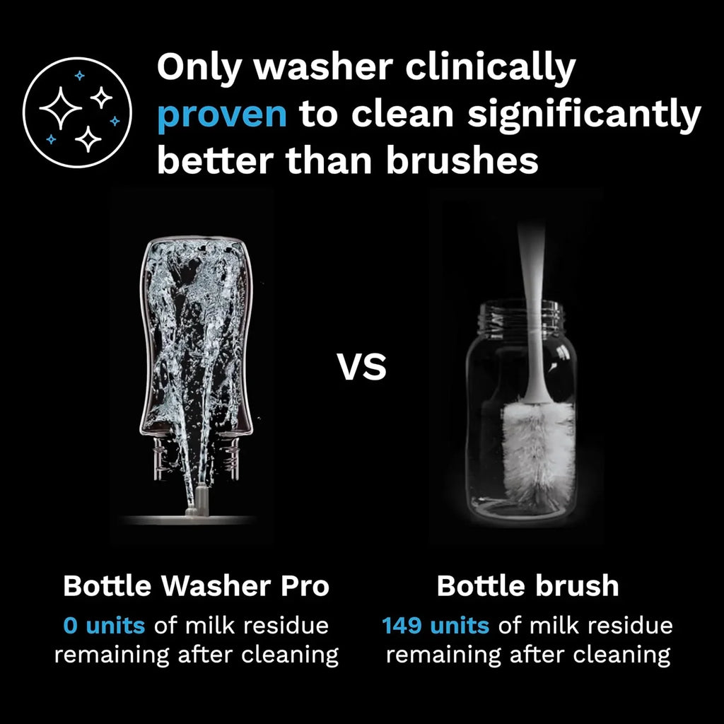 Bottle Washer Pro - Lave-biberons, stérilisateur et sèche-biberons - Machine tout-en-un pour nettoyer les biberons, les pièces de tire-lait et les gobelets