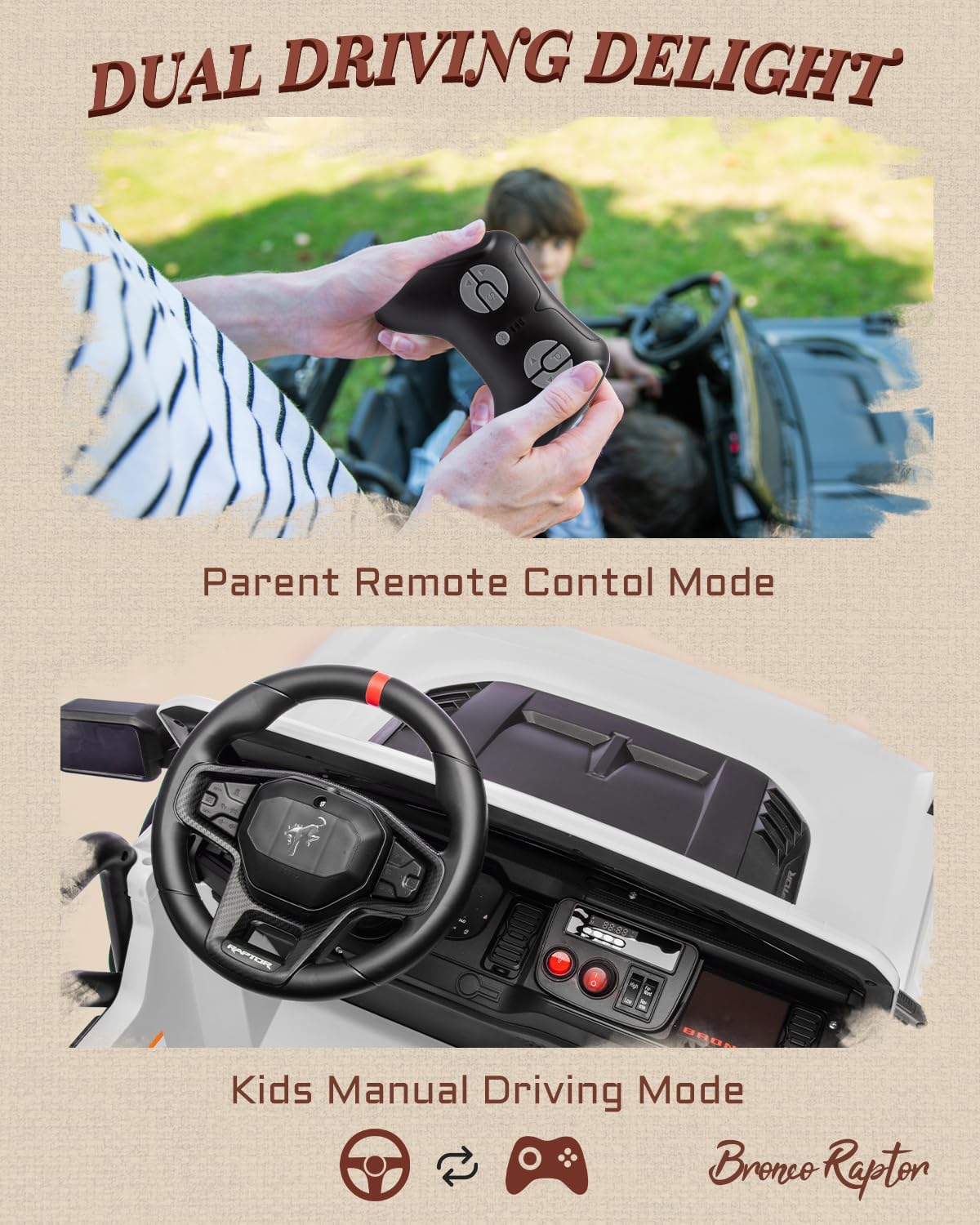 Camion rose pour enfants – Voiture électrique à piles