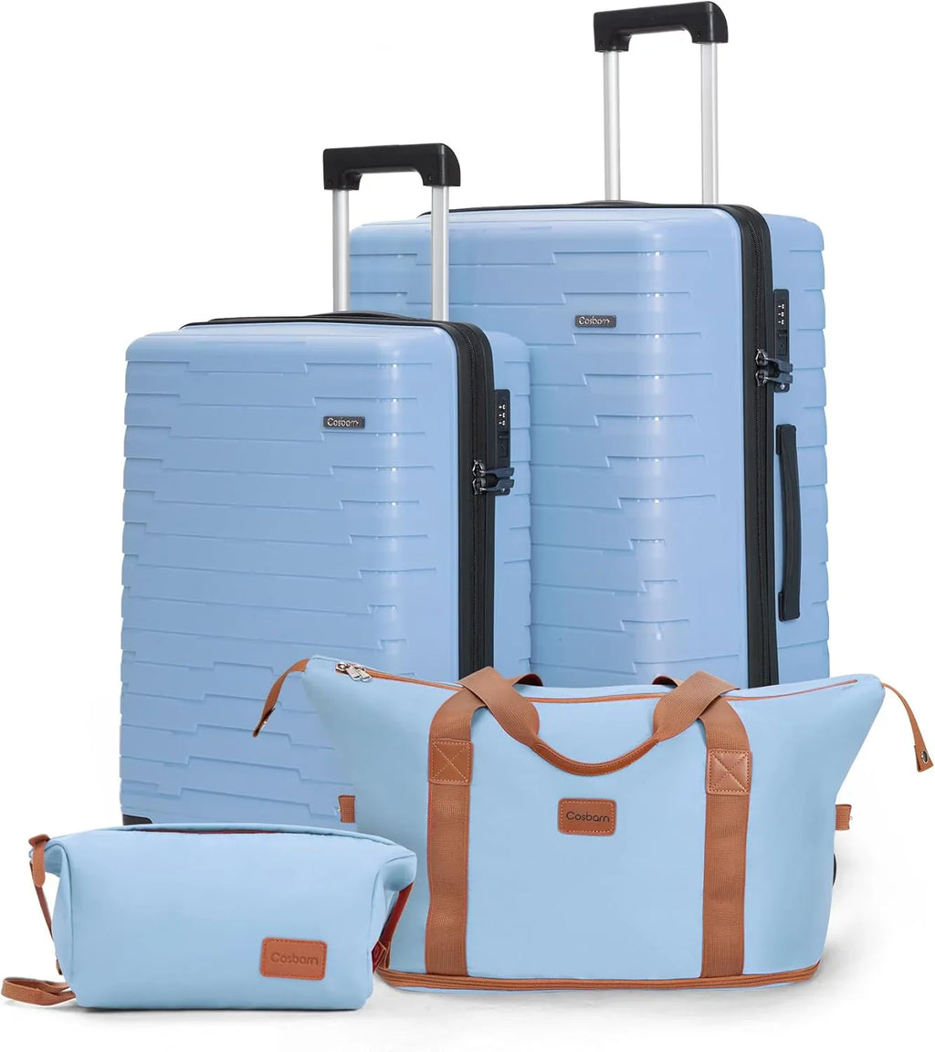 Ensemble de 5 bagages à roulettes, valise rigide en ABS avec roulettes pivotantes