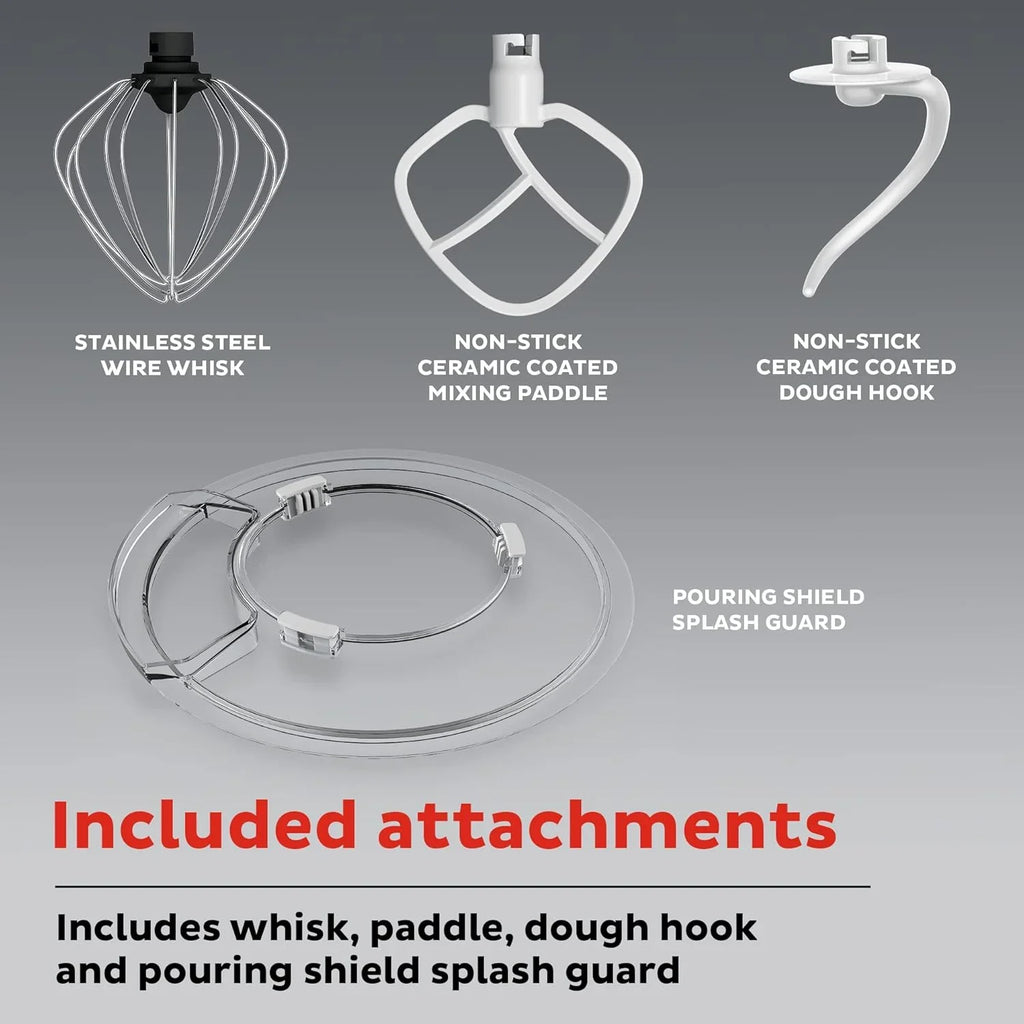 Batteur sur socle Instant Pot 6 vitesses 6,3 pintes avec bol en acier inoxydable