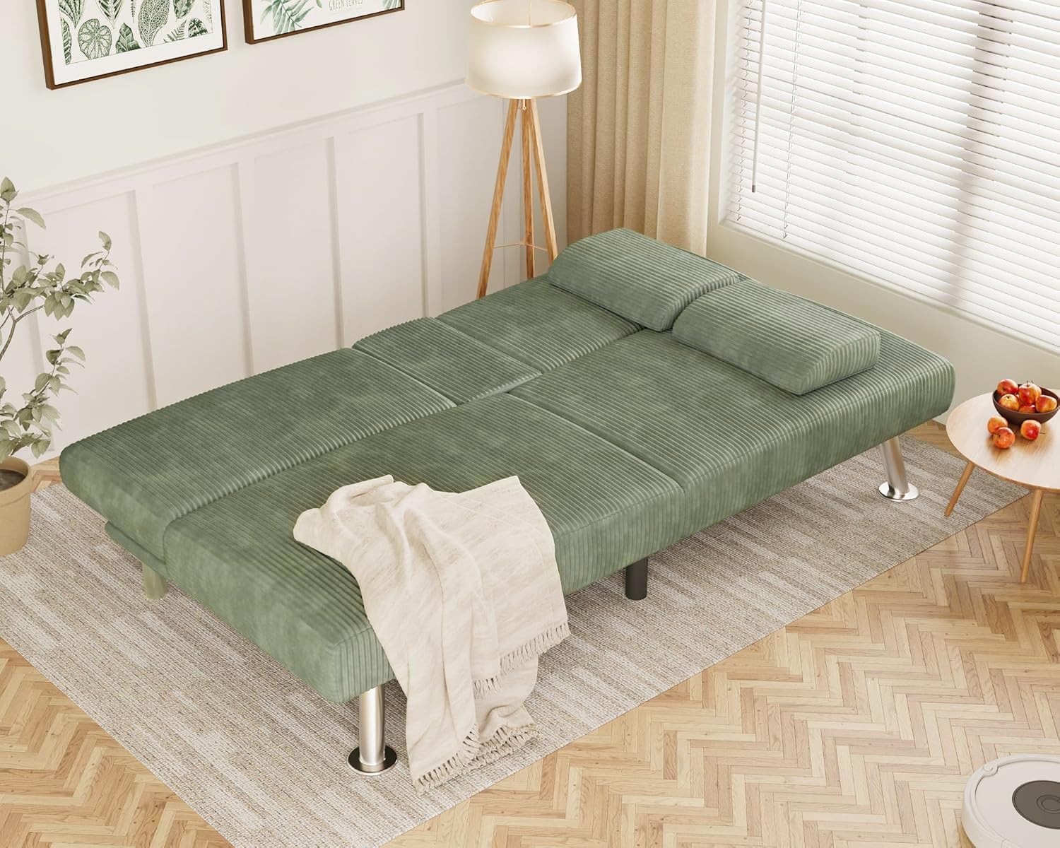 Canapé-lit futon Flamaker Ensemble futon pliant moderne Chaise longue convertible