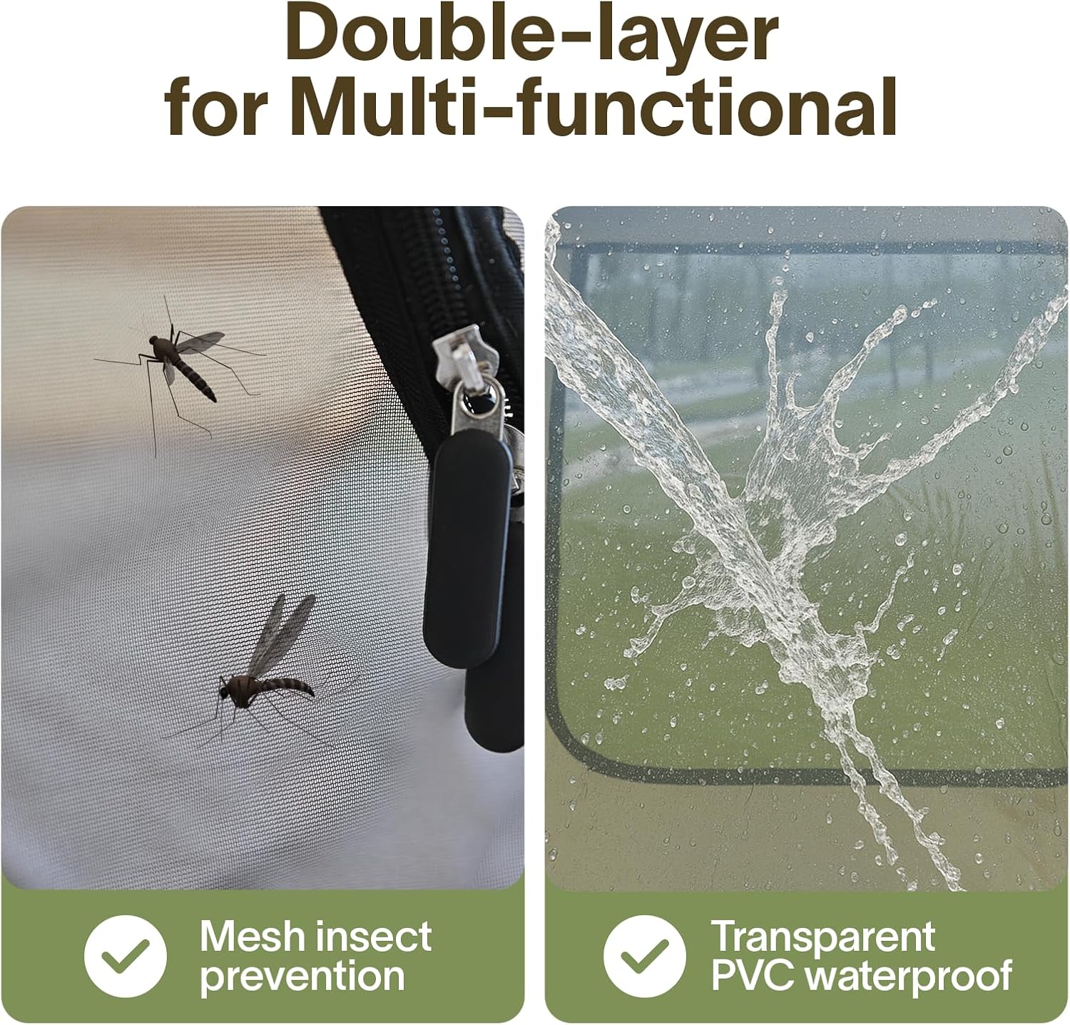 Gazebo Alvantor Screen House, tente à auvent abri igloo escamotable pour 6-10-15 personnes