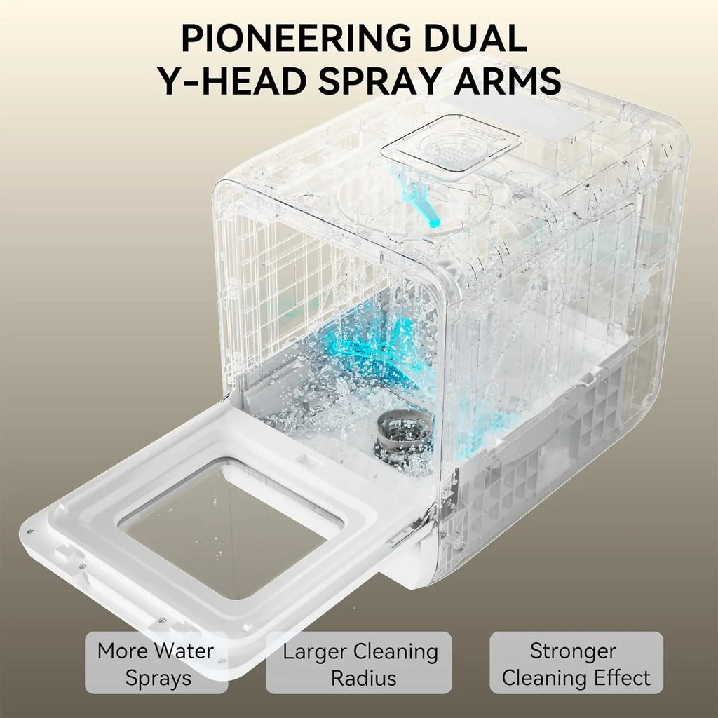 Lave-vaisselle de table Hermitlux, 7 programmes de lavage, mini lave-vaisselle portable