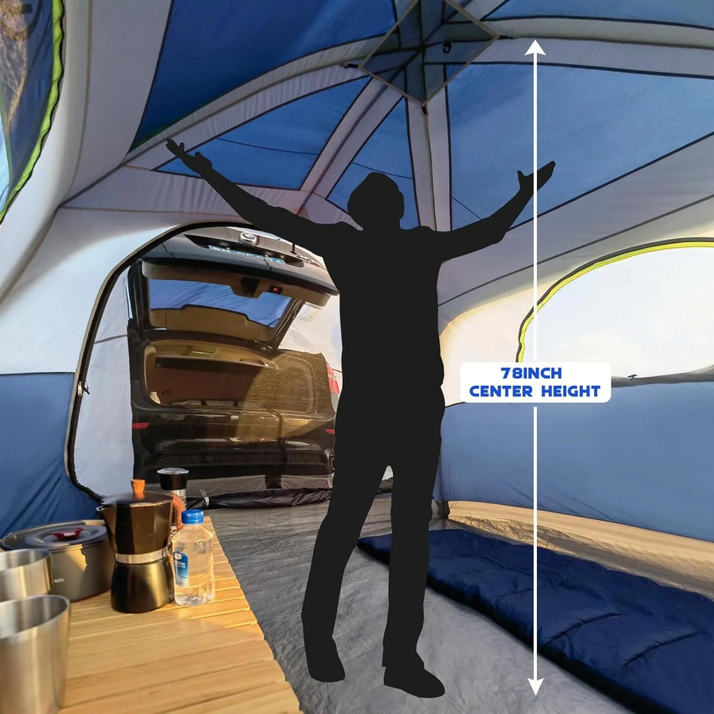 Tente de camping pour SUV, tente de hayon pour SUV 6 personnes - Facile à installer