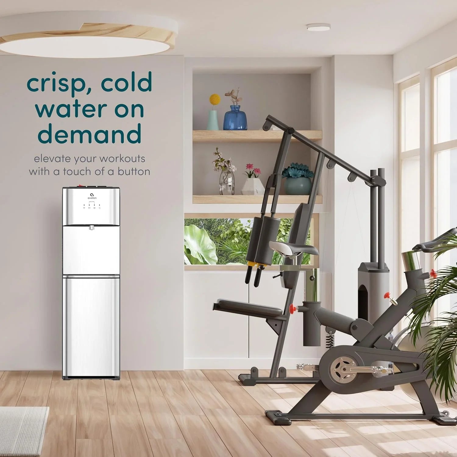 Fontaine à eau Avalon A3F à chargement par le bas avec BioGuard, 3 réglages de température et filtration UL