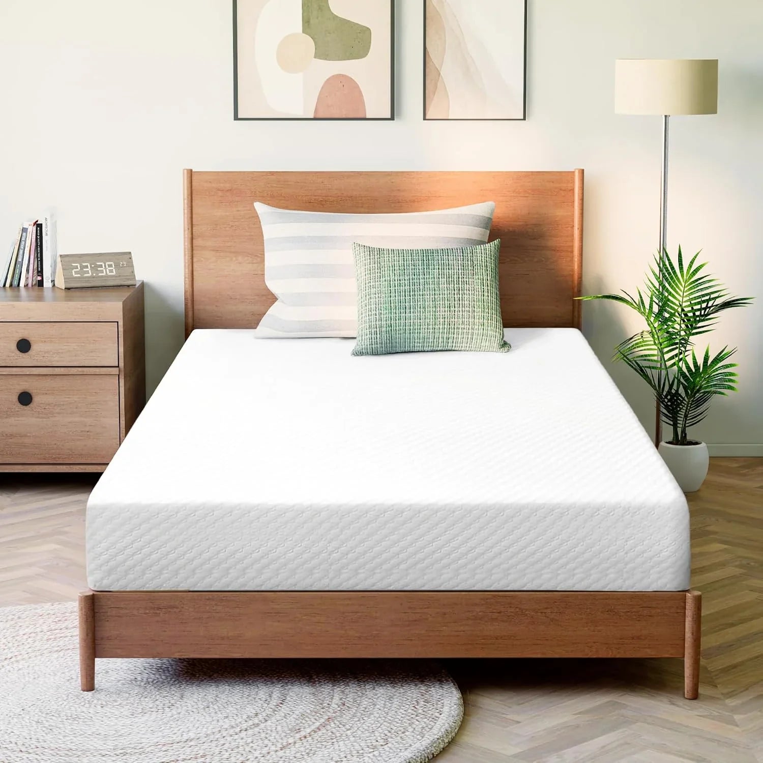 Matelas en mousse à mémoire de forme GAESTE de 8 pouces, entièrement rafraîchissant, matelas dans une boîte