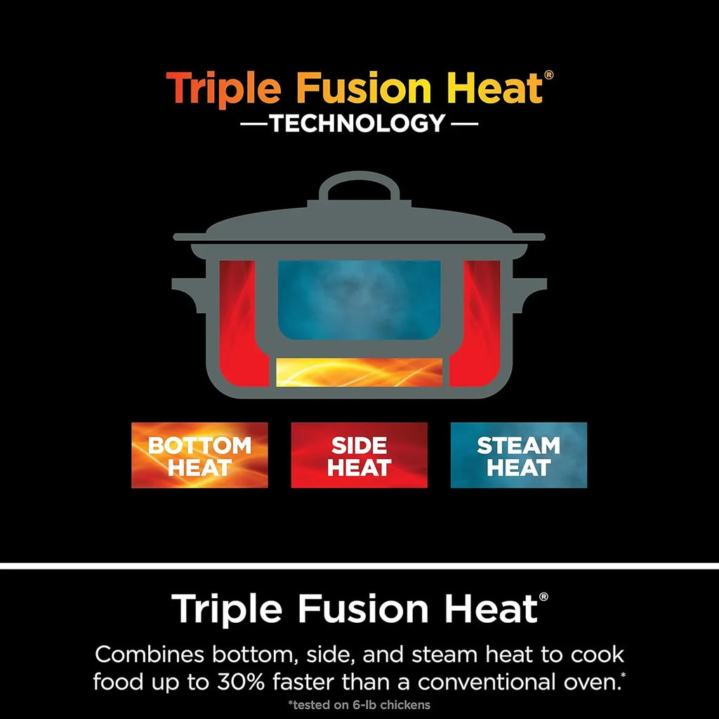 Mijoteuse Ninja 8,5 pintes, multicuiseur avec four hollandais et cuiseur vapeur