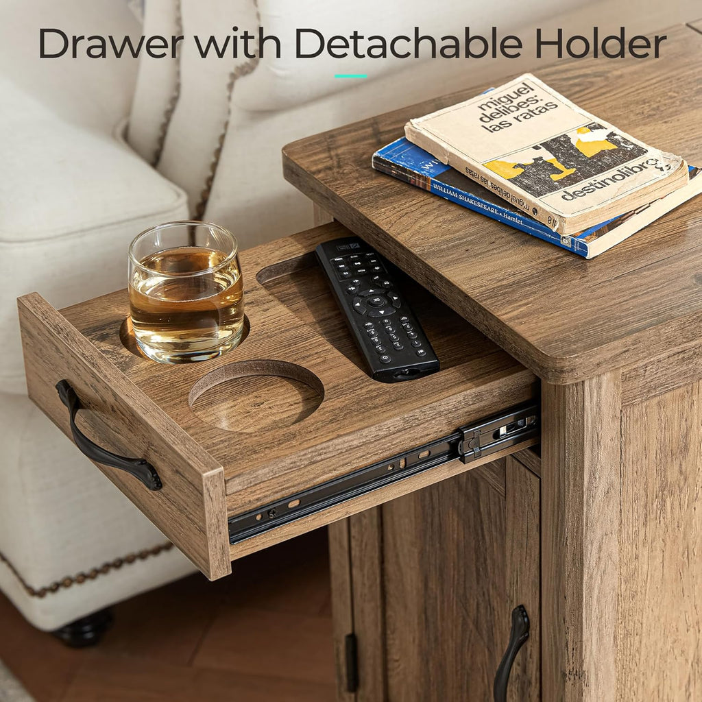 Table d'appoint de ferme Table d'appoint étroite Petite table de chevet