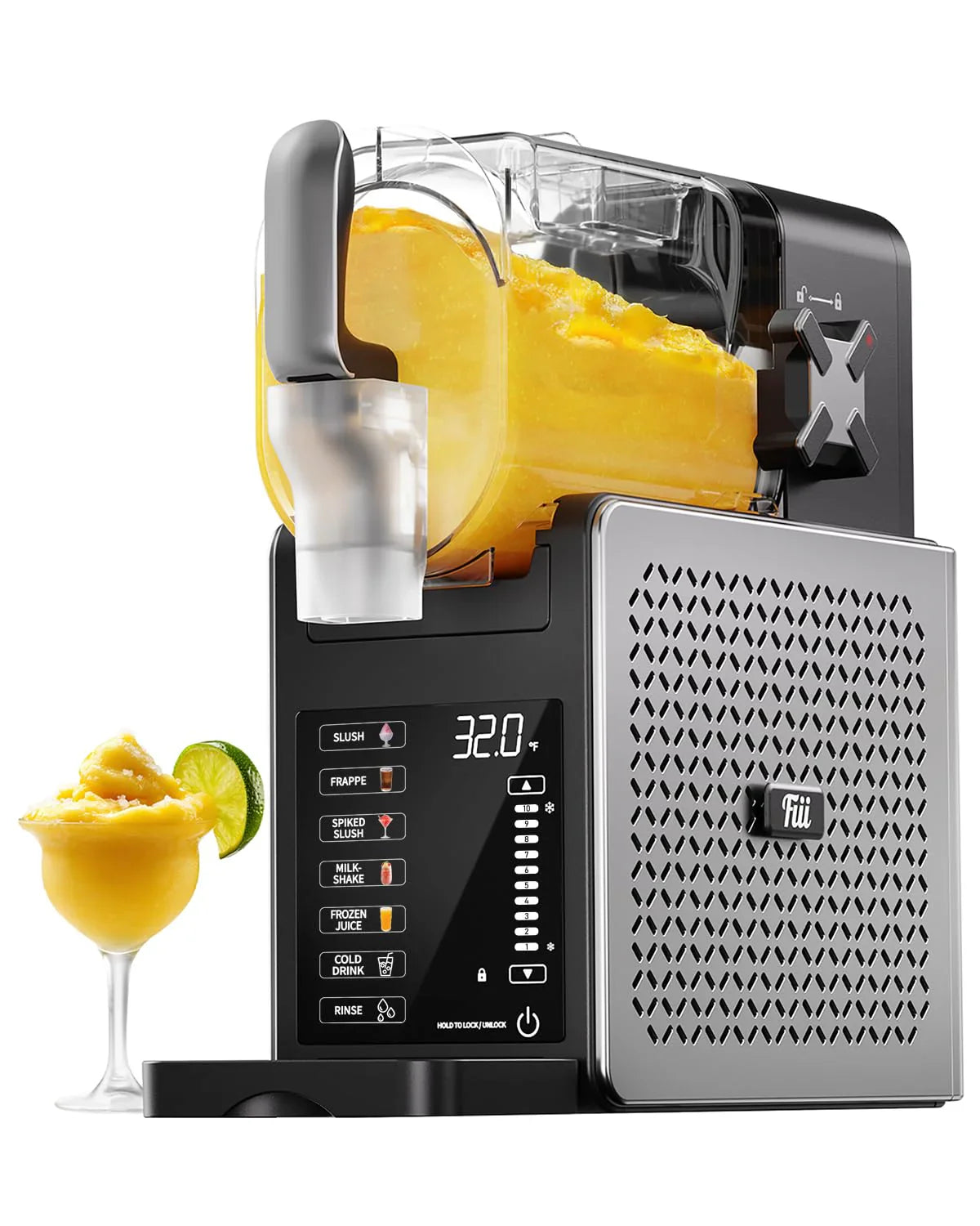 Smoothie Maker Fiii 2,7 L, Smoothie Maker maison, Fonctionnement silencieux, Affichage LED