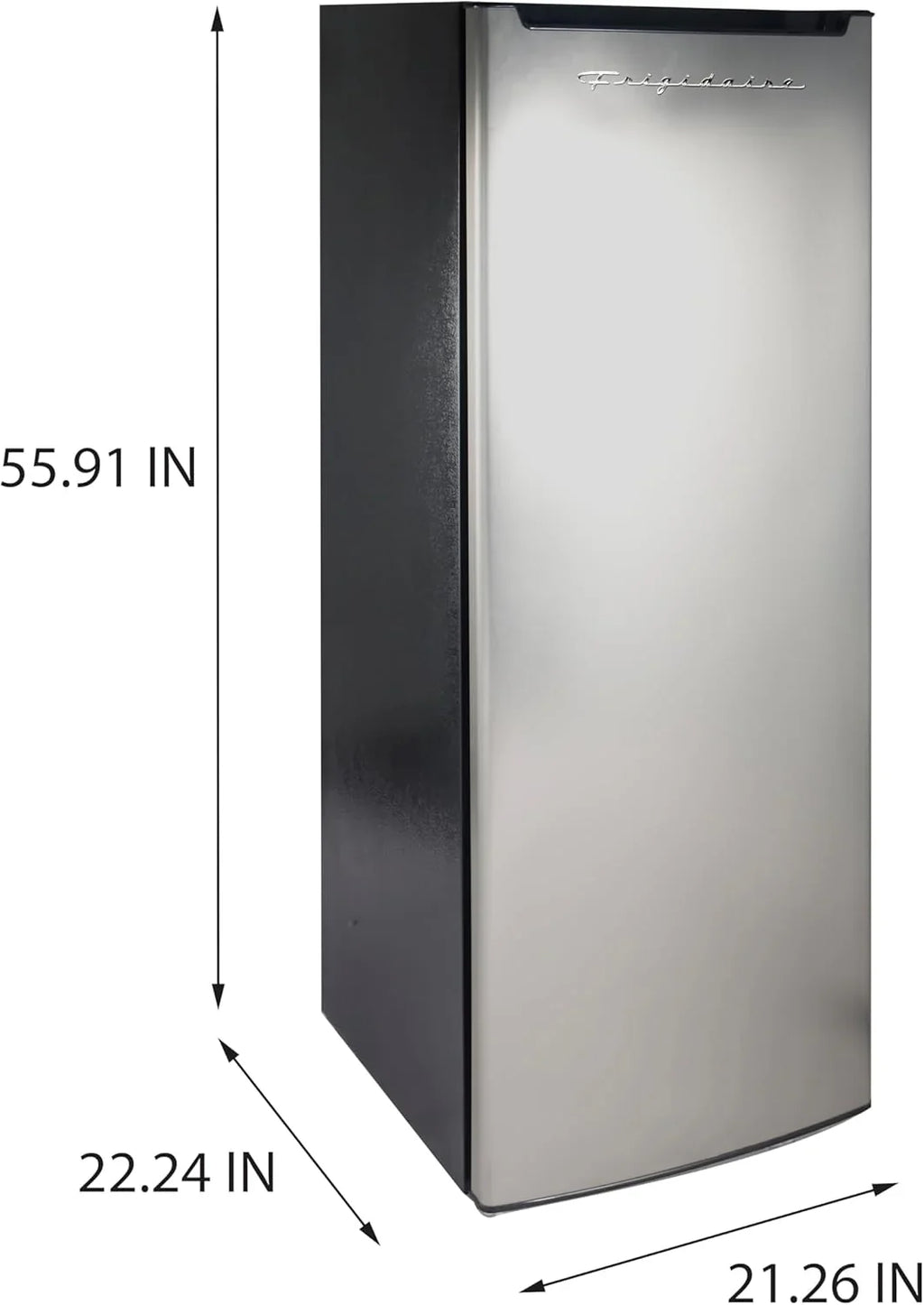 Congélateur vertical Frigidaire, 6,5 pieds cubes, congélateur profond, métal recouvert de vinyle