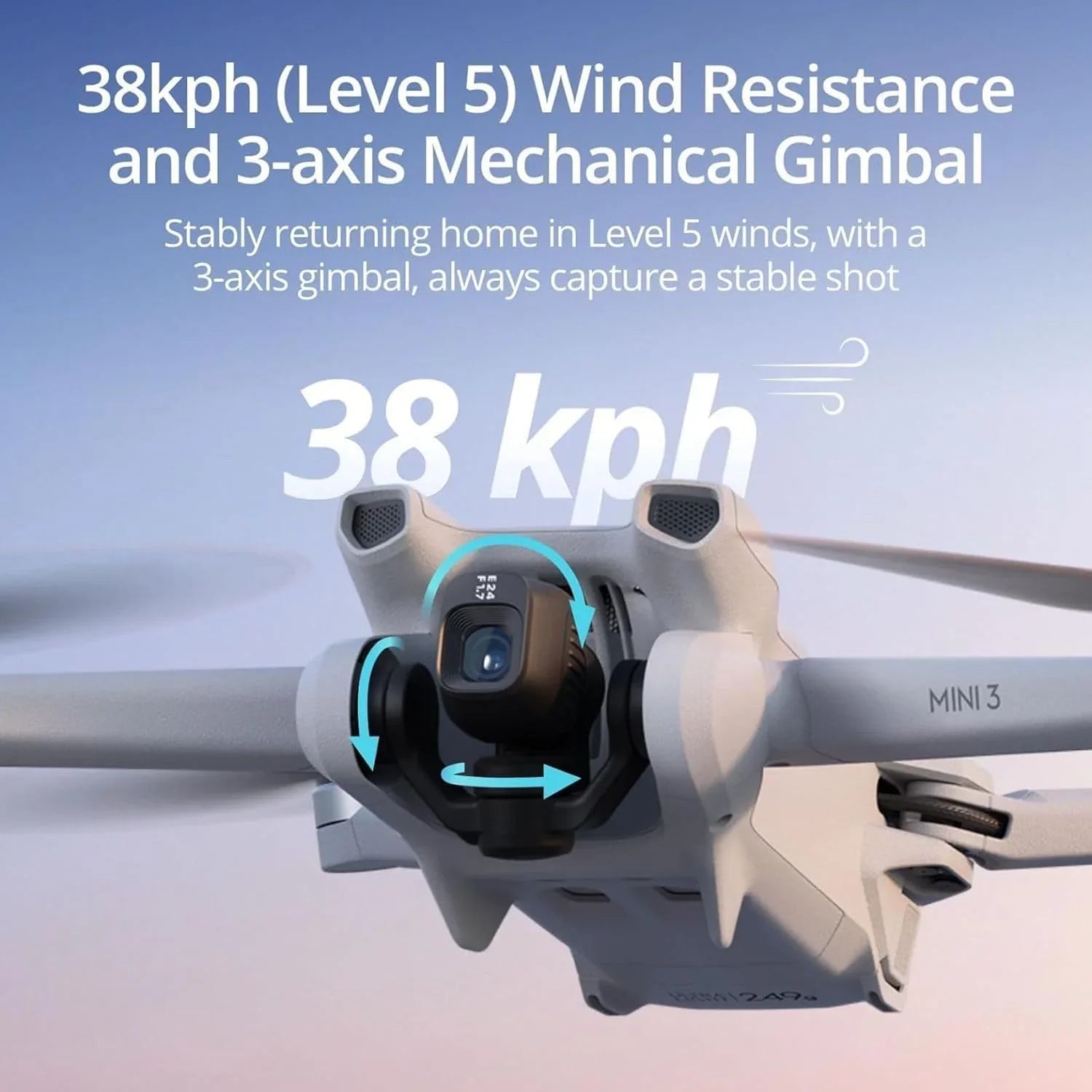 Drone DJI Mini 3 Adult 4K Camera : 38 minutes de temps de vol et jusqu'à 10 km (32 800 pi) de distance de transmission vidéo