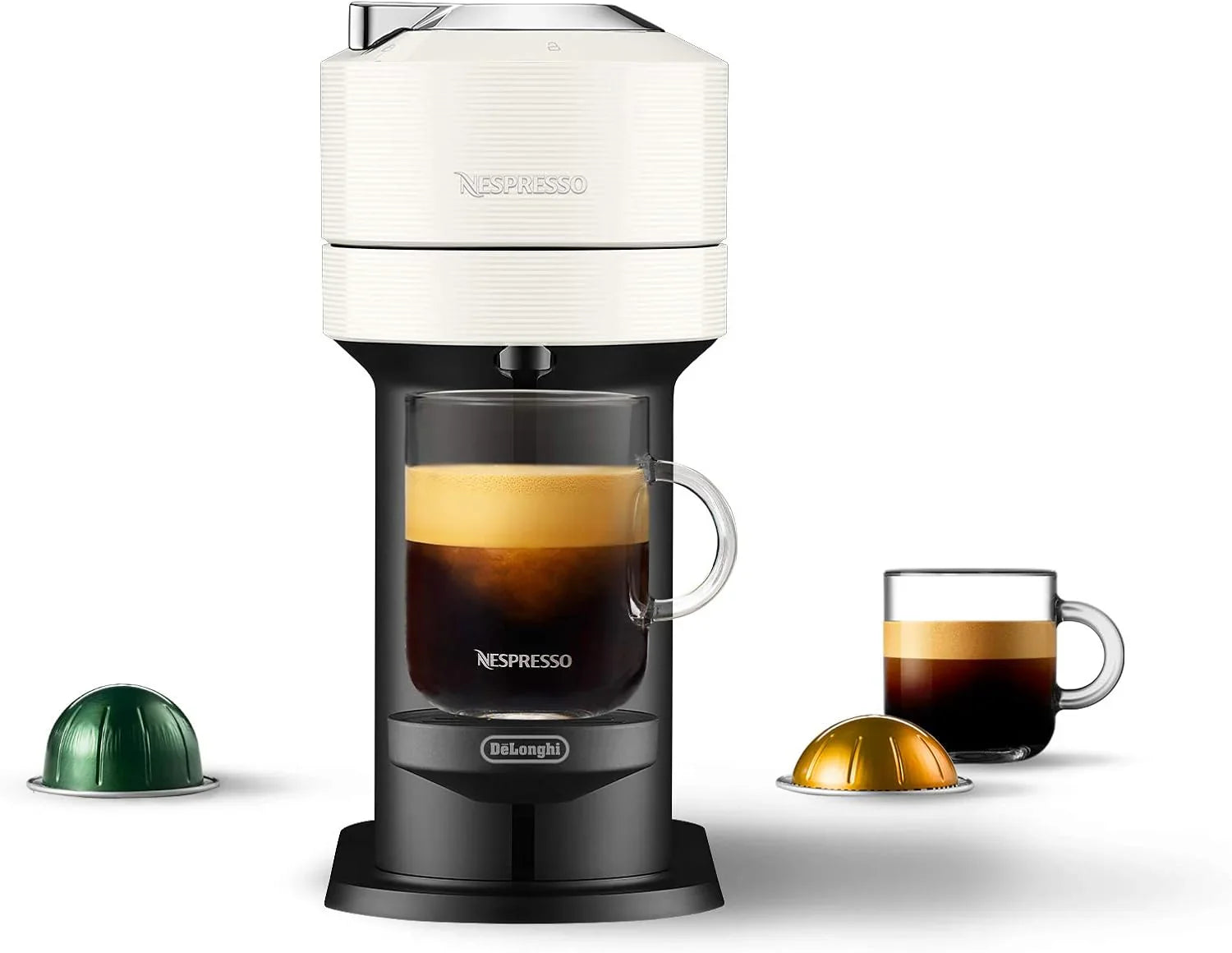 Nespresso Vertuo Next de De’Longhi – Machine à café et expresso blanche
