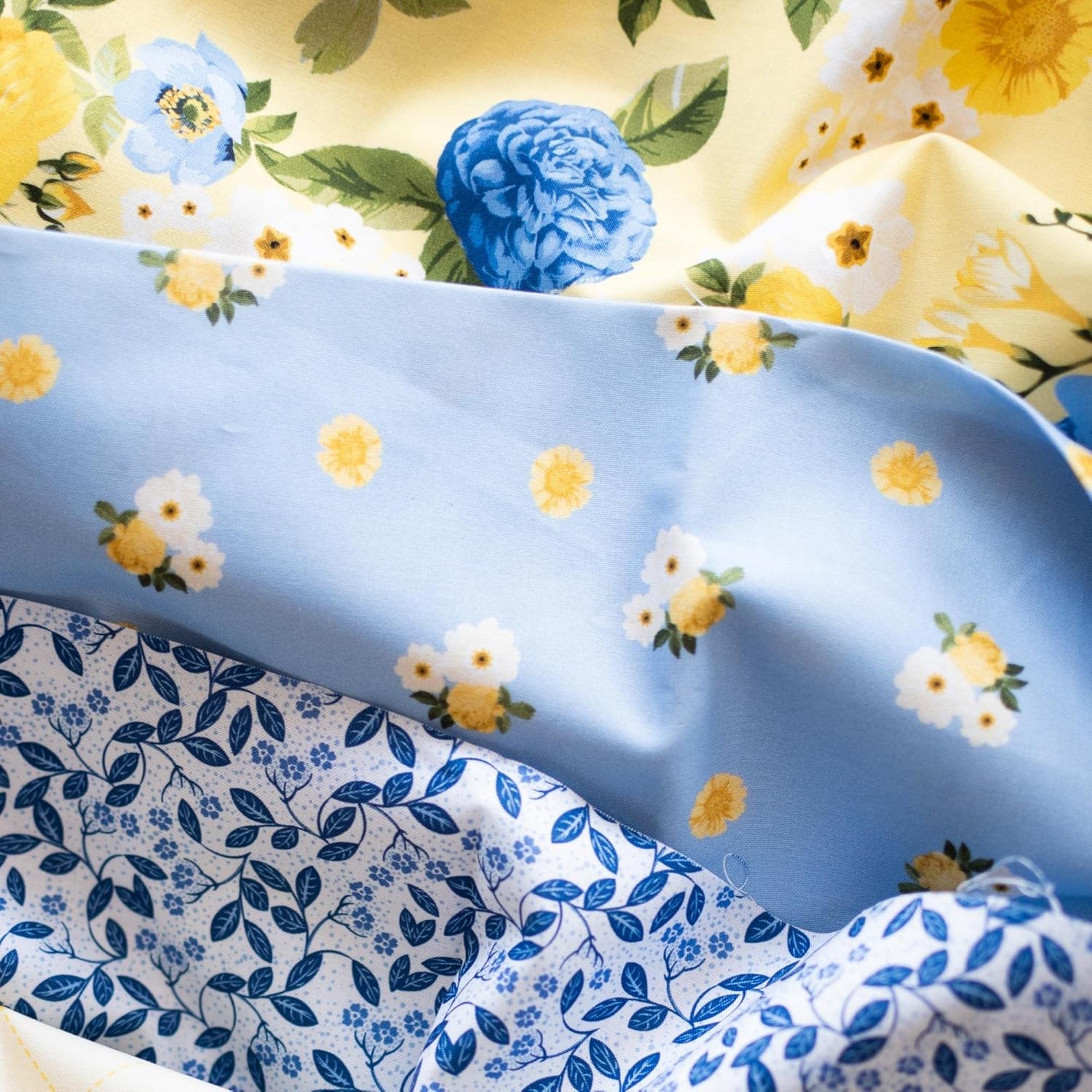 True Fabrics Tissu prédécoupé pour gâteau en couches carrés de 25,4 cm