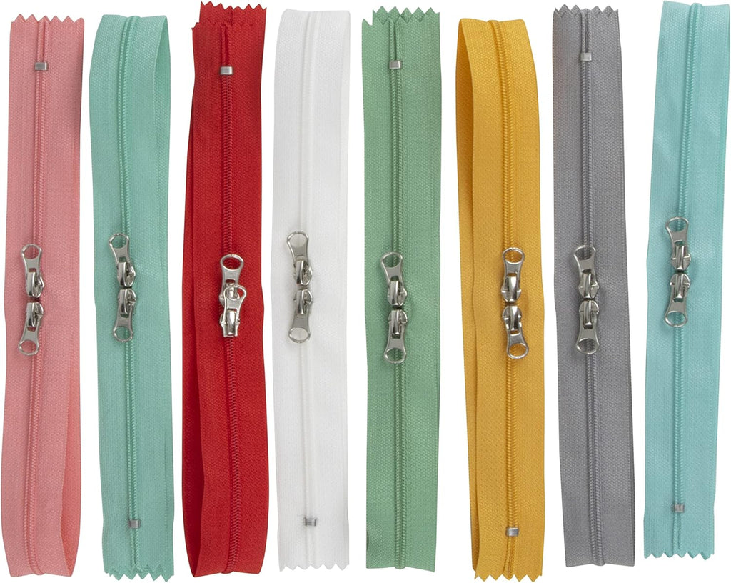 Riley Blake My Happy Place Zipper par Lori Holt de Bee Premium Fermeture éclair bidirectionnelle (Happy Place Zipper 1)