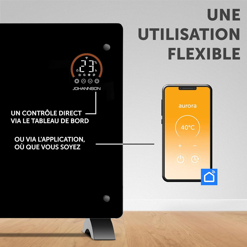 Radiateur thermostatique électrique Aurora radiateur électrique intérieur radiateur électrique mobile